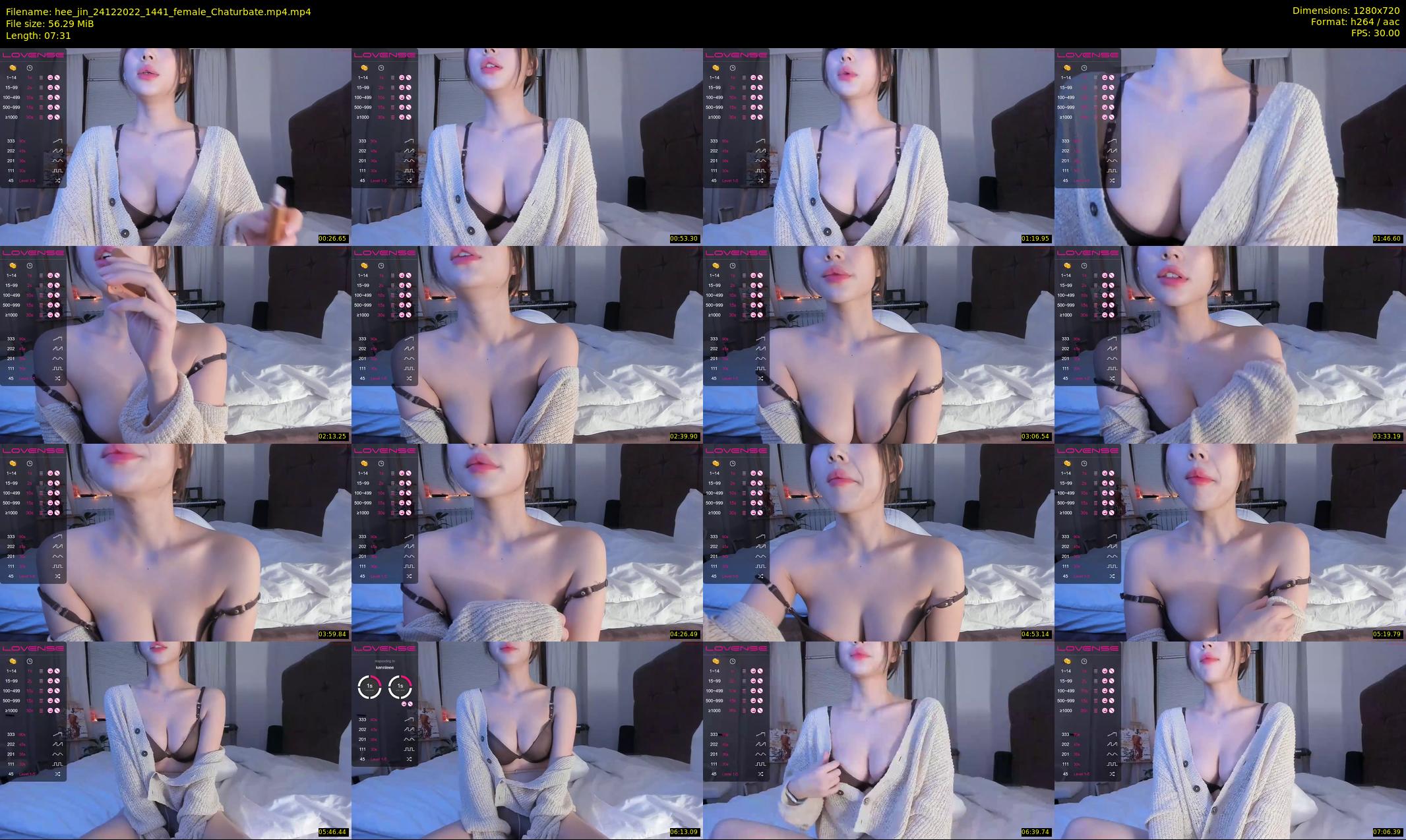 hee_jin — 8 minute Chaturbate female cam show recording, 720p, Dec 24, 2022