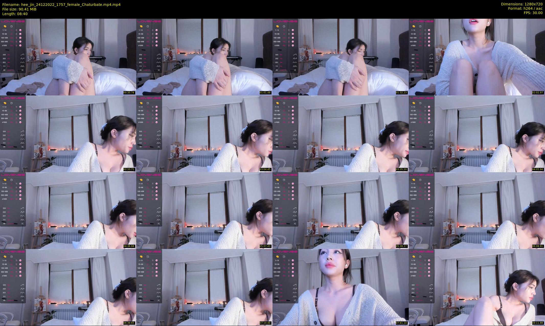 hee_jin — 9 minute Chaturbate female cam show recording, 720p, Dec 24, 2022
