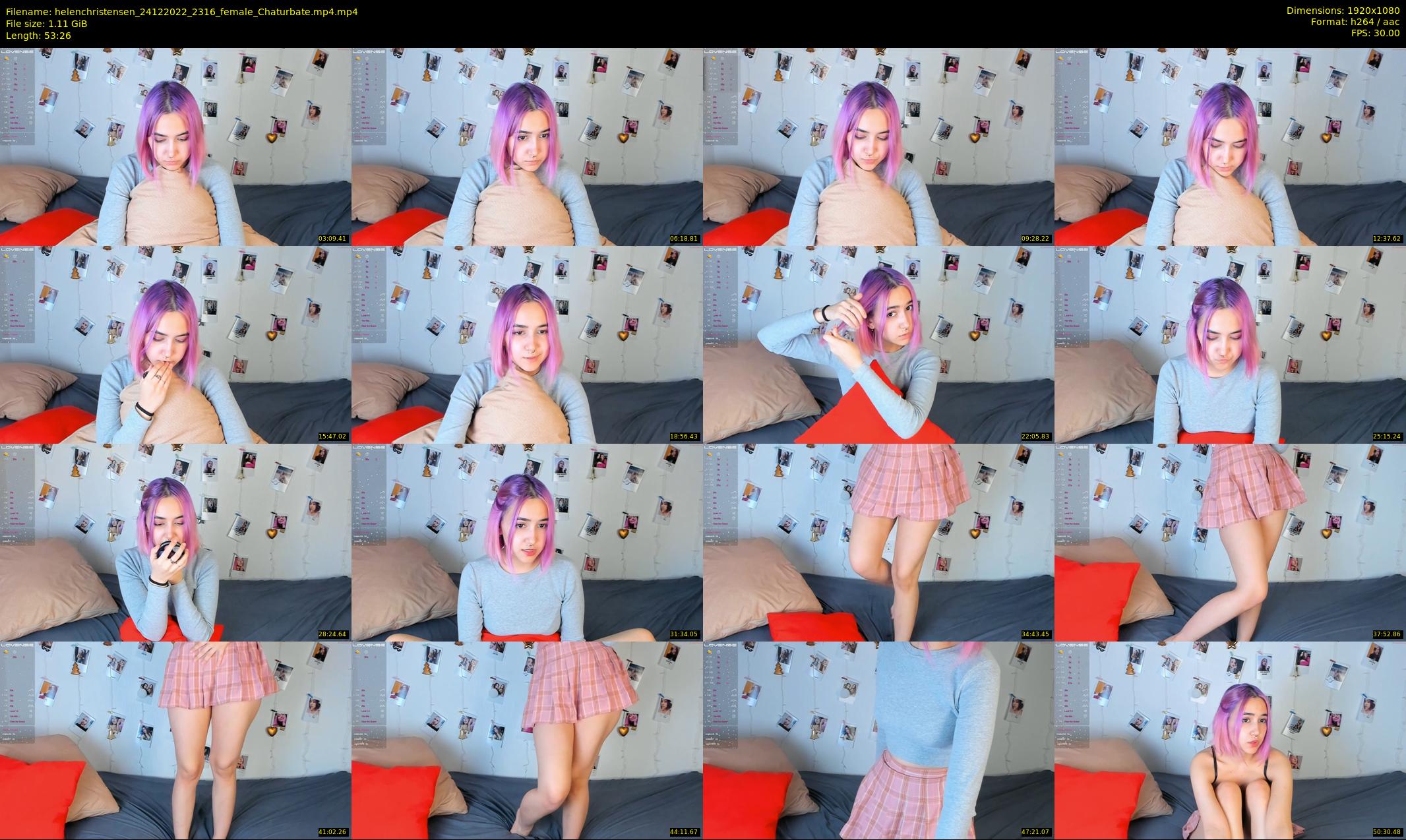 helenchristensen — 54 minute Chaturbate female cam show recording, 1080p, Dec 24, 2022
