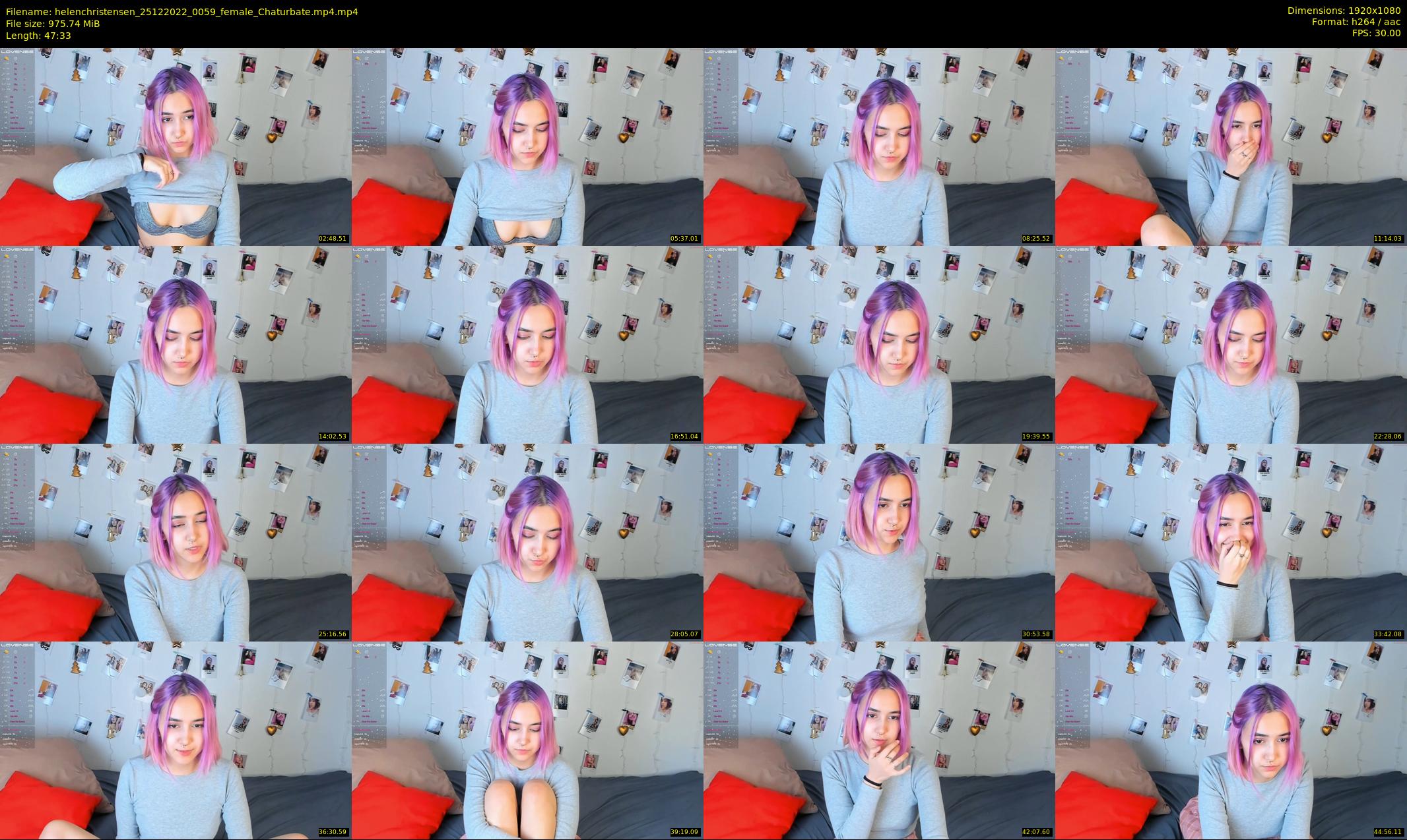 helenchristensen — 48 minute Chaturbate female cam show recording, 1080p, Dec 25, 2022