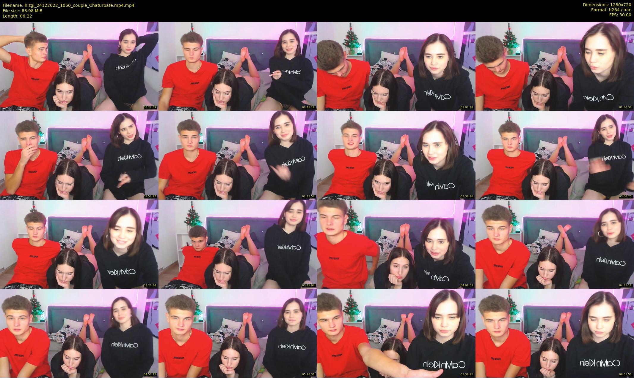 hizgi — 7 minute Chaturbate couple cam show recording, 720p, Dec 24, 2022