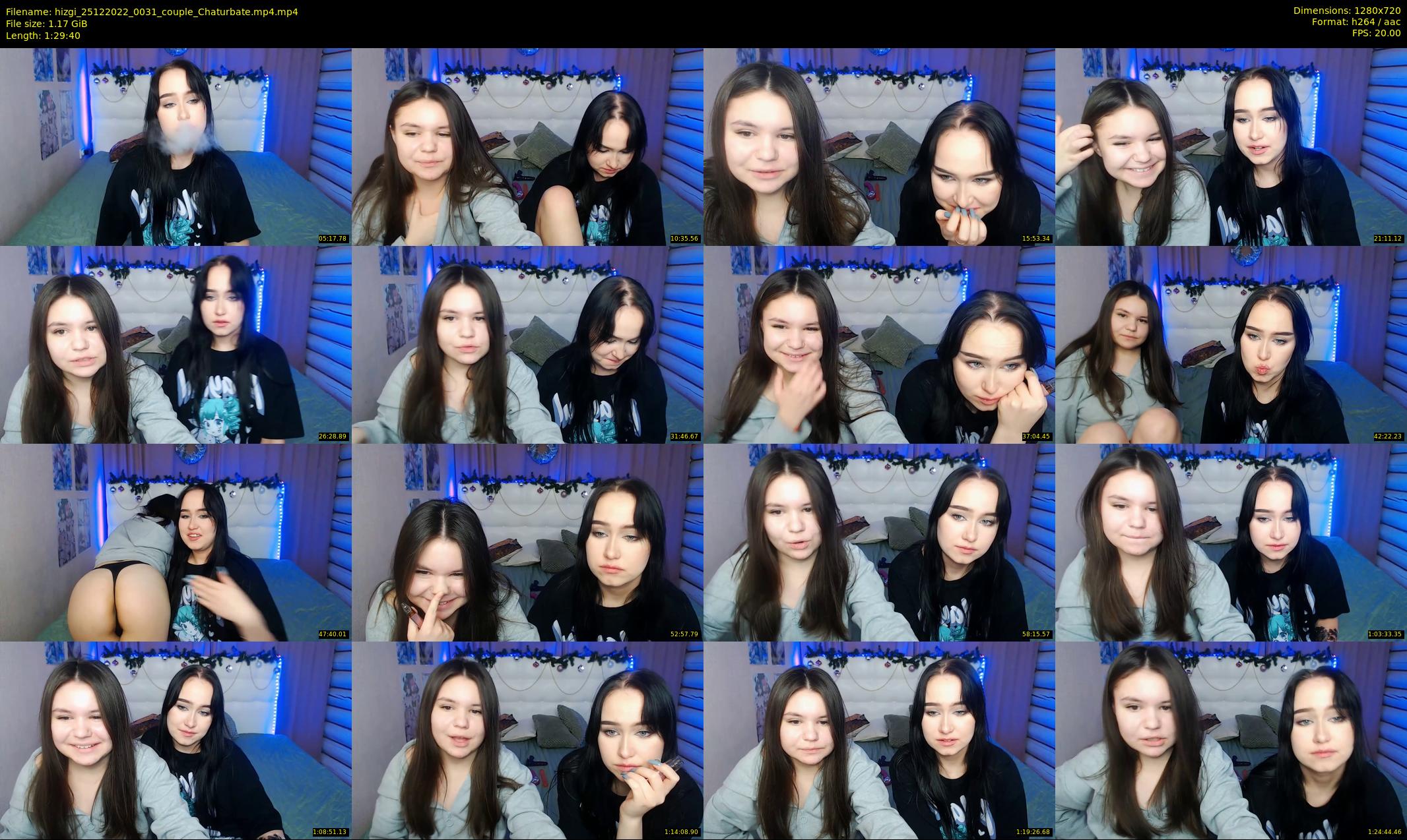 hizgi — 90 minute Chaturbate couple cam show recording, 720p, Dec 25, 2022