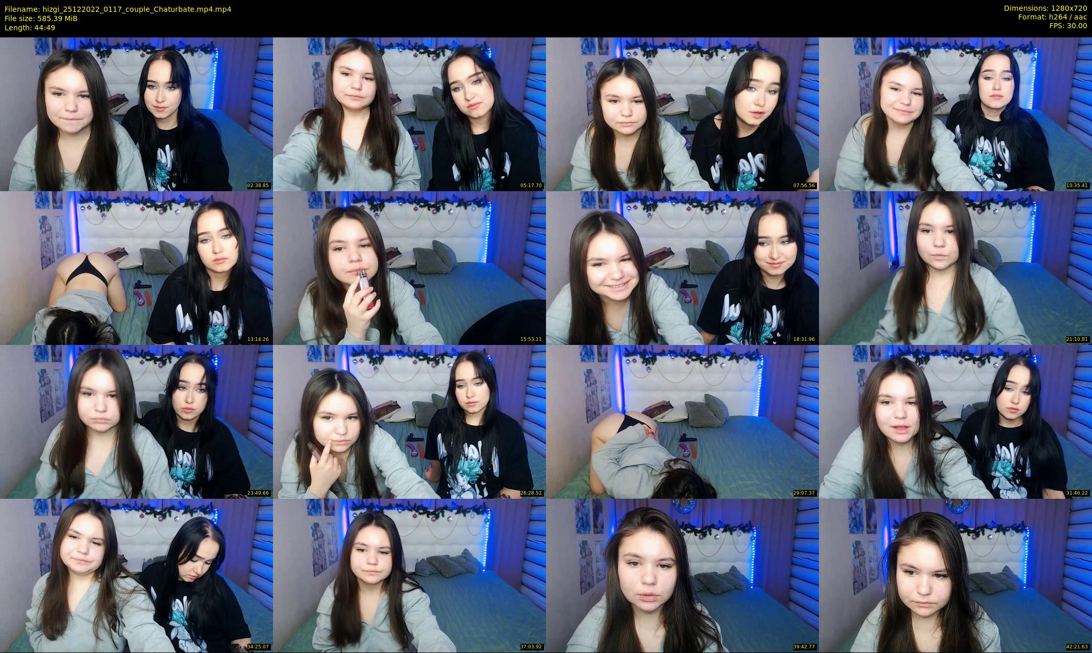 hizgi — 45 minute Chaturbate couple cam show recording, 720p, Dec 25, 2022