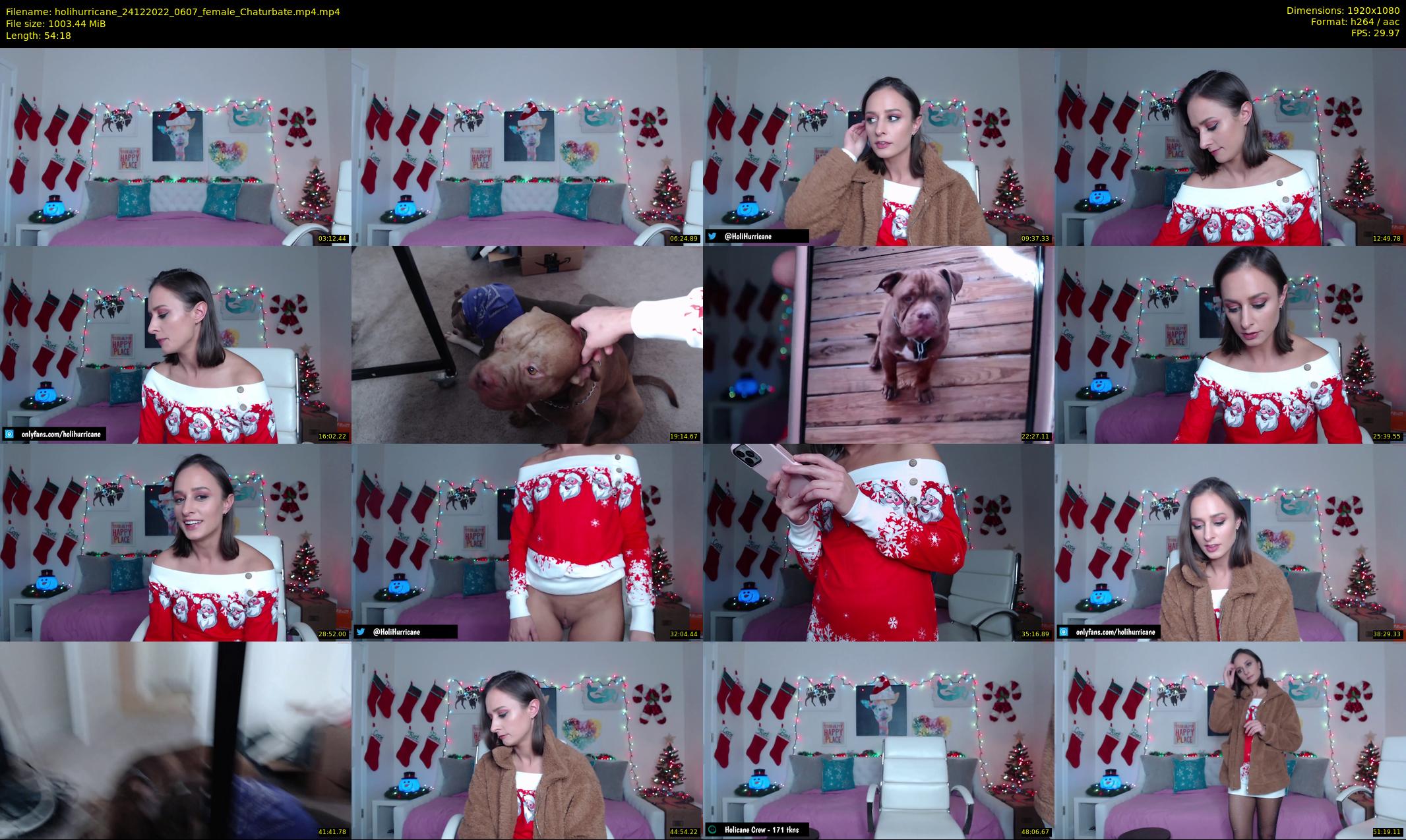 holihurricane — 55 minute Chaturbate female cam show recording, 1080p, Dec 24, 2022