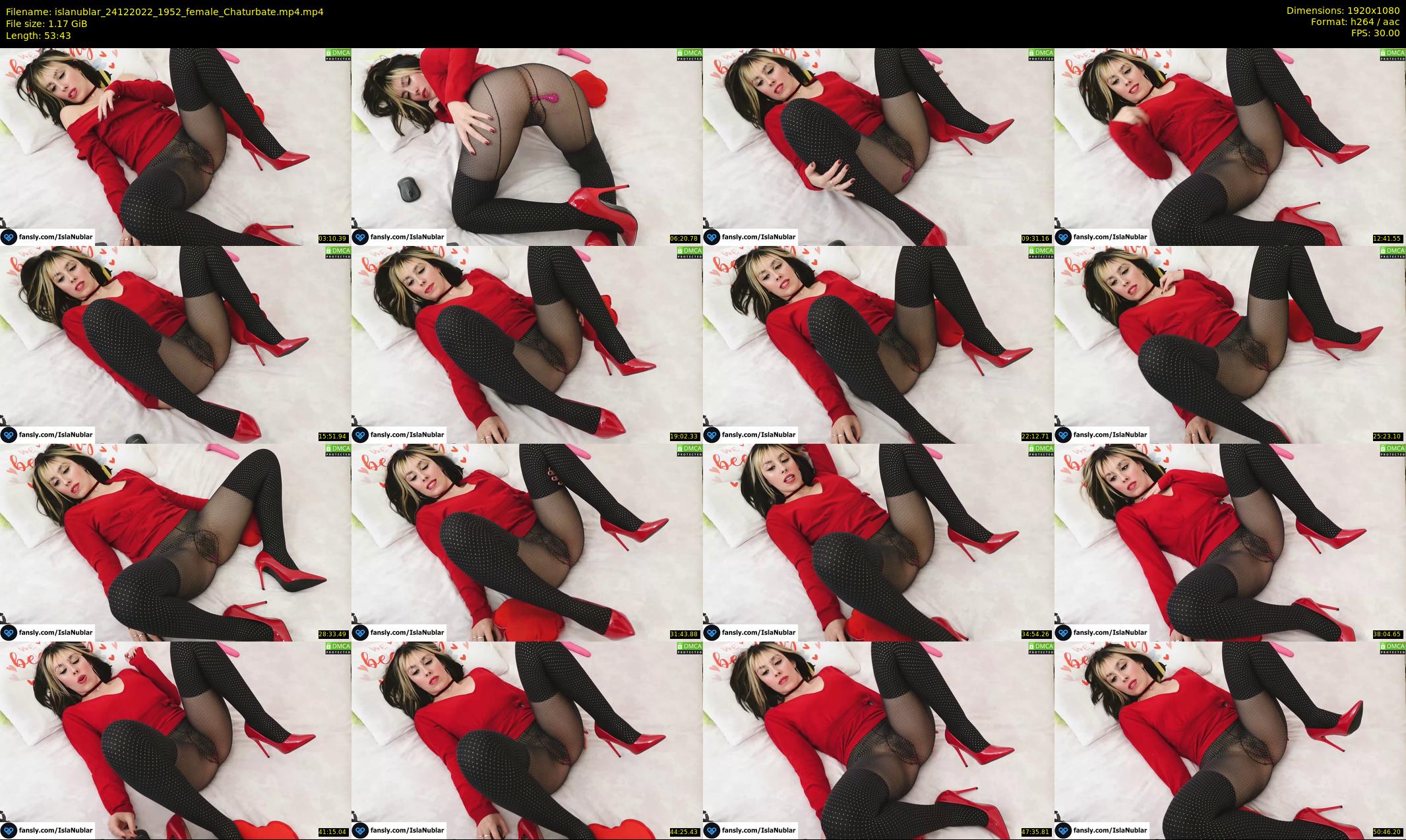 islanublar — 54 minute Chaturbate female cam show recording, 1080p, Dec 24, 2022