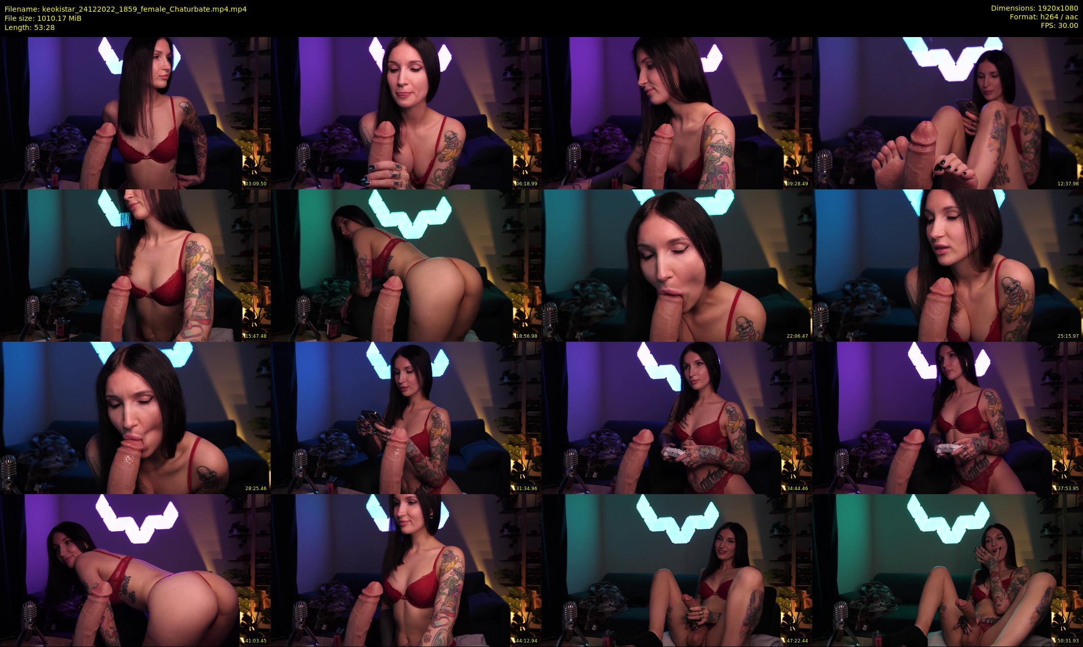 keokistar — 54 minute Chaturbate female cam show recording, 1080p, Dec 24, 2022