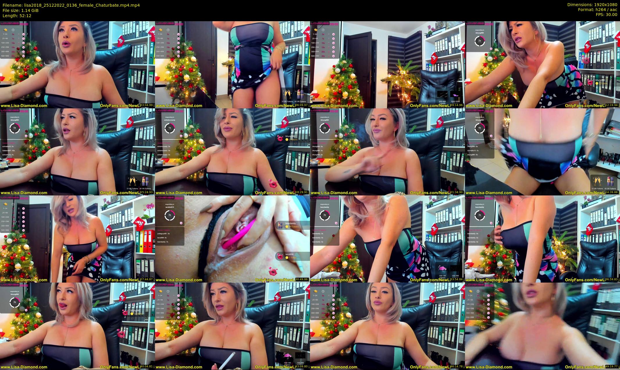 lisa2018 — 53 minute Chaturbate female cam show recording, 1080p, Dec 25, 2022