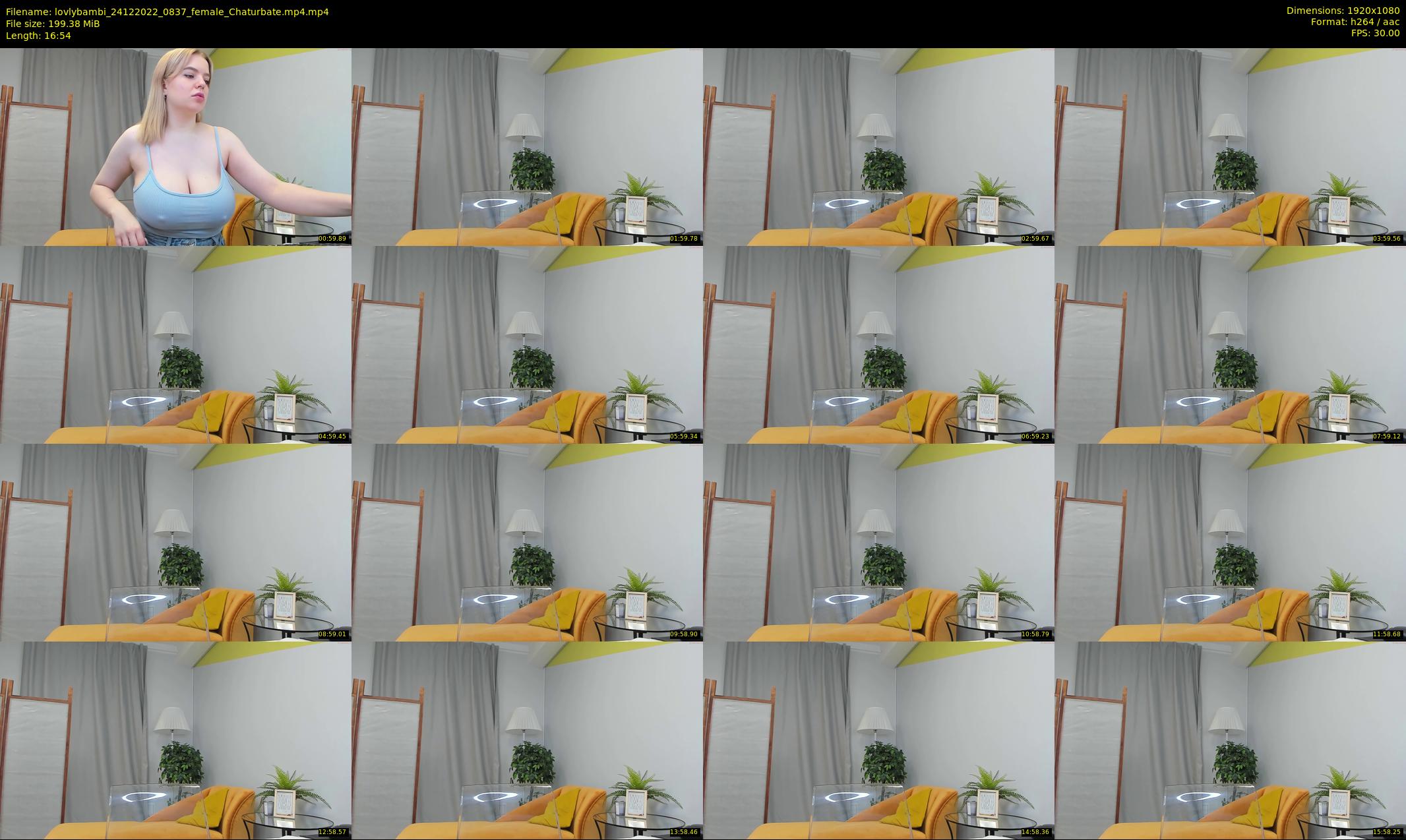 lovlybambi — 17 minute Chaturbate female cam show recording, 1080p, Dec 24, 2022