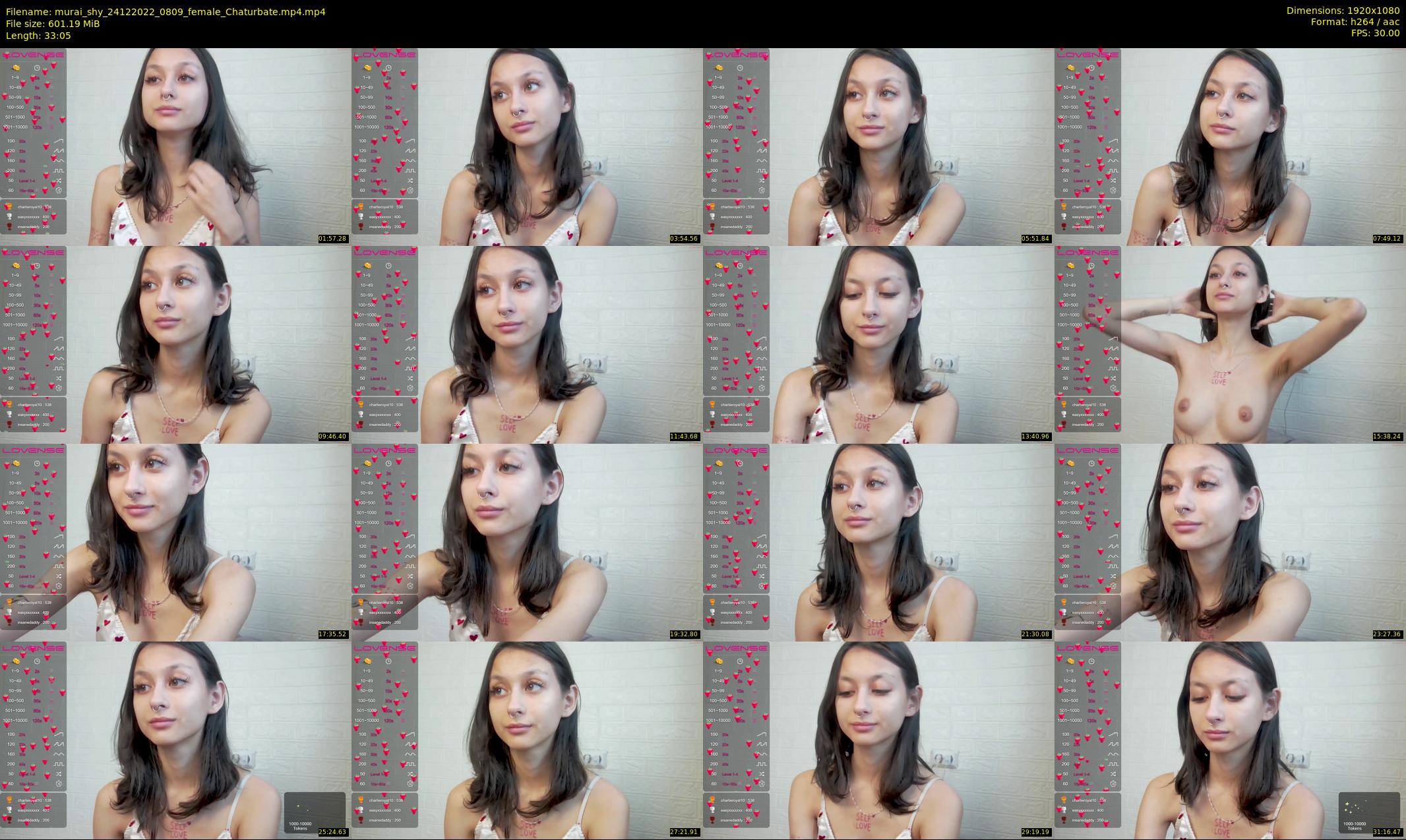 murai_shy — 34 minute Chaturbate female cam show recording, 1080p, Dec 24, 2022