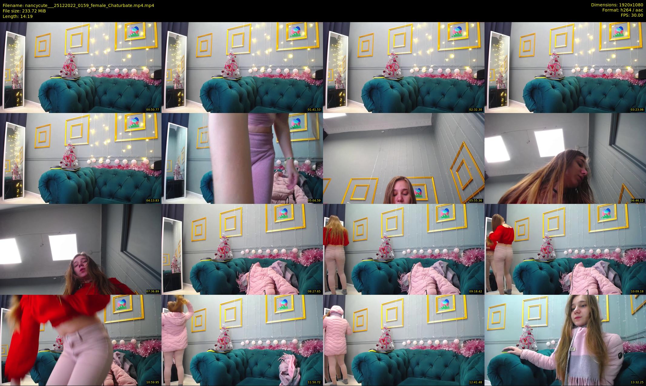 nancycute__ — 15 minute Chaturbate female cam show recording, 1080p, Dec 25, 2022