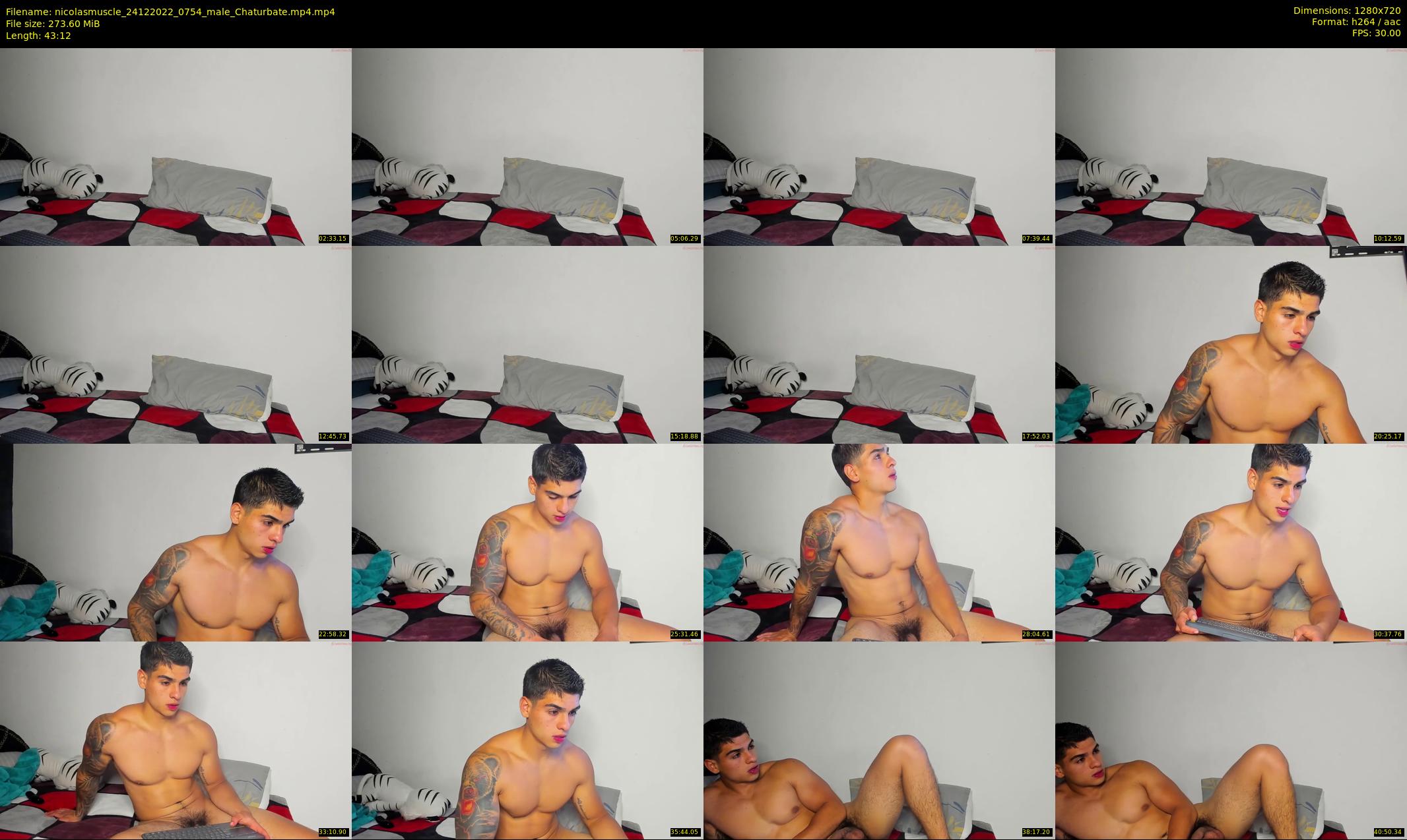 nicolasmuscle — 44 minute Chaturbate male cam show recording, 720p, Dec 24, 2022
