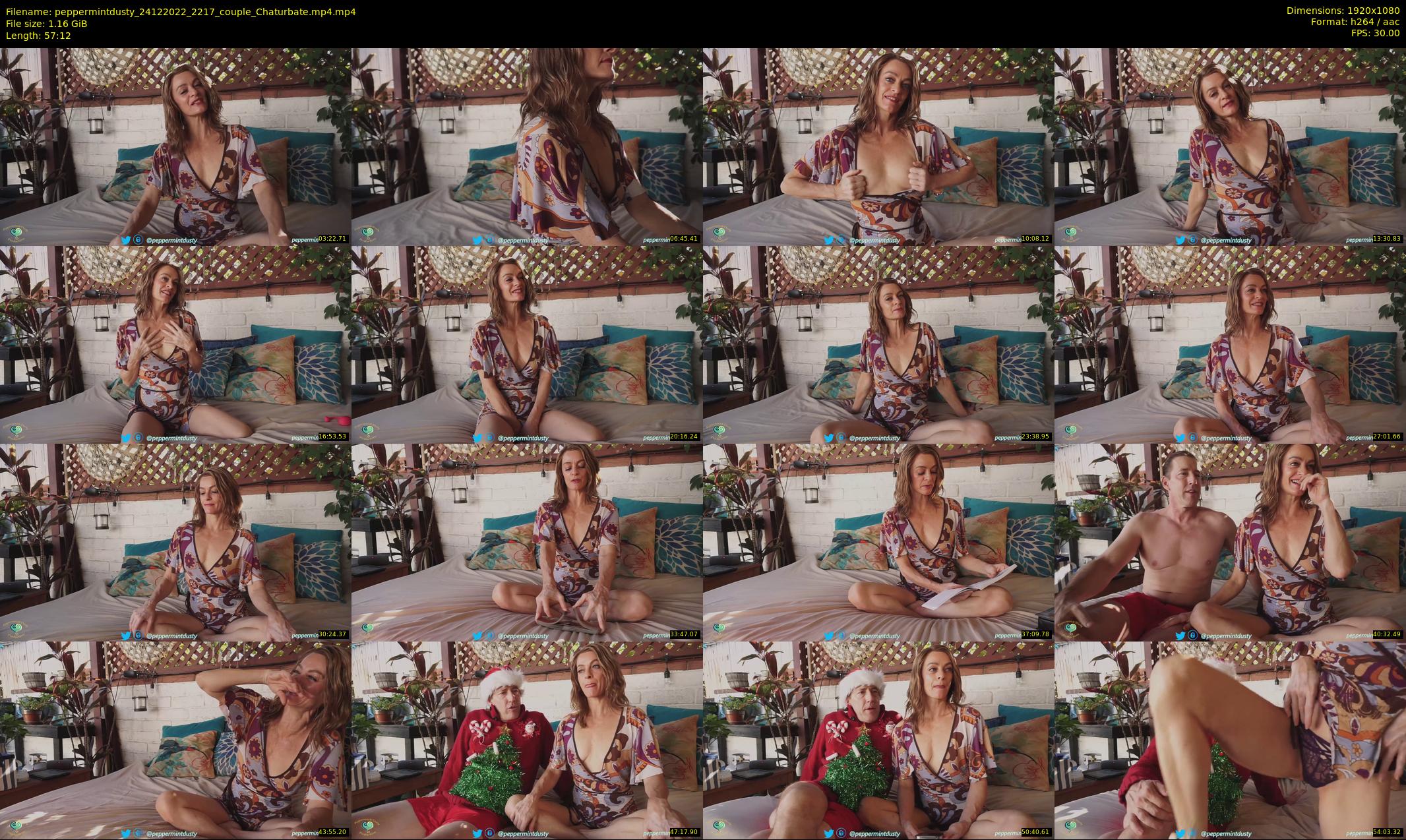 peppermintdusty — 58 minute Chaturbate couple cam show recording, 1080p, Dec 24, 2022