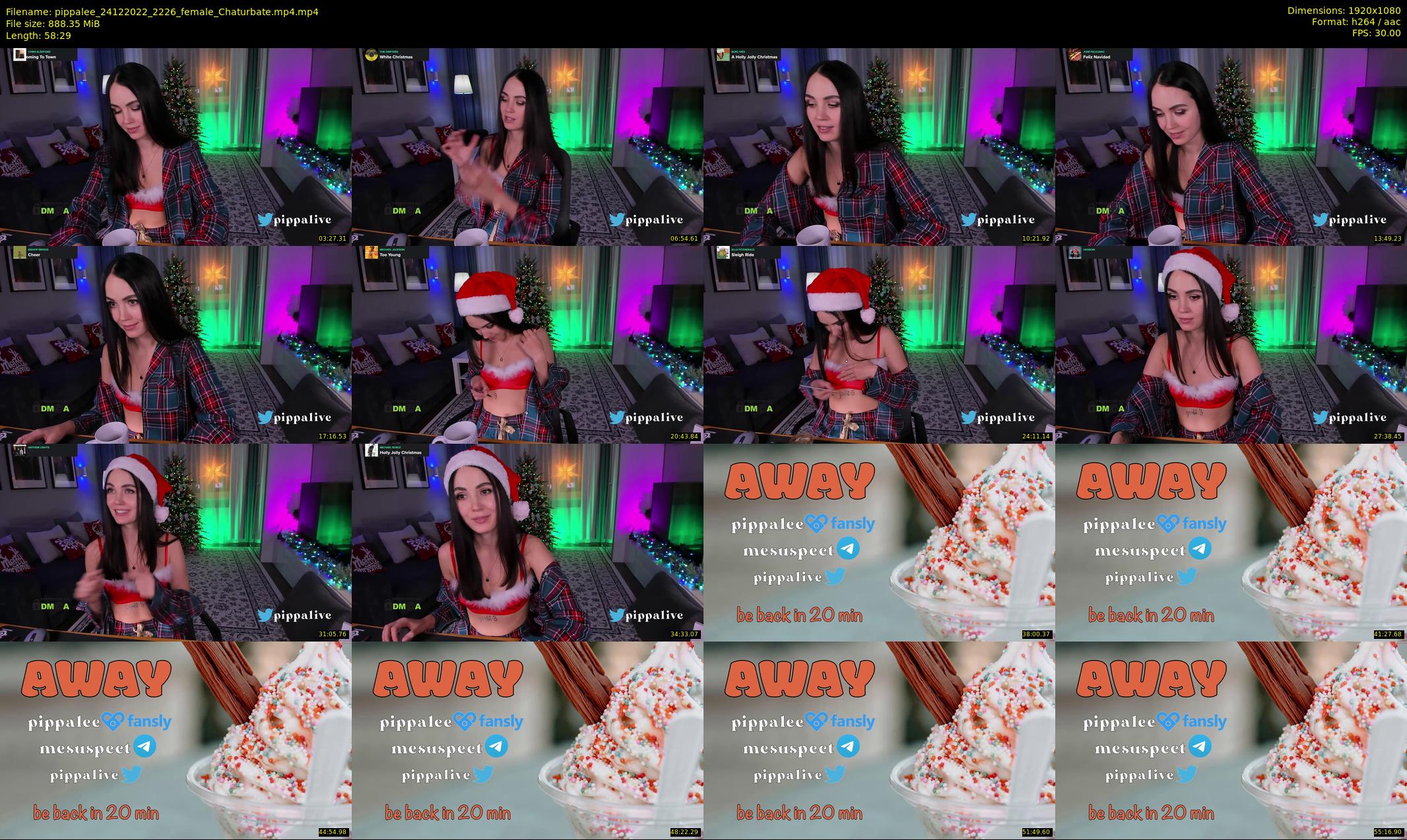 pippalee — 59 minute Chaturbate female cam show recording, 1080p, Dec 24, 2022
