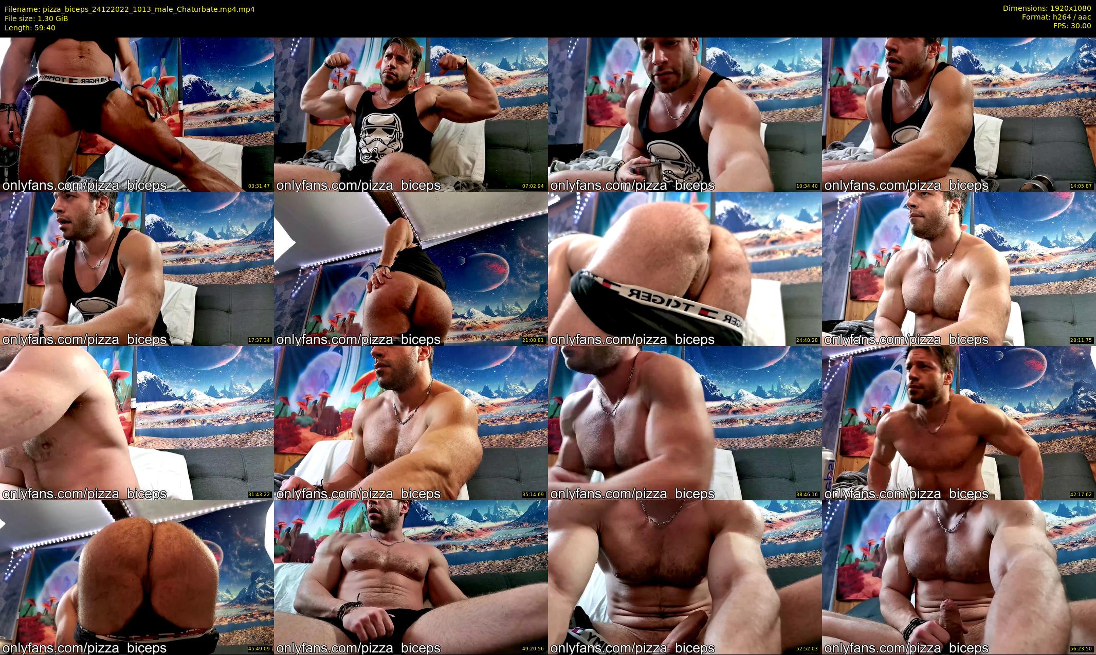 pizza_biceps — 60 minute Chaturbate male cam show recording, 1080p, Dec 24, 2022