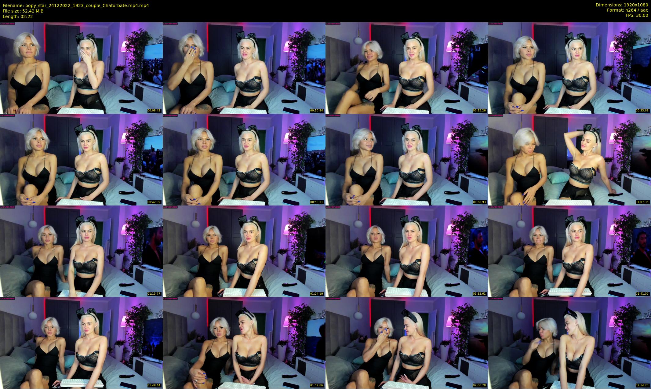popy_star — 3 minute Chaturbate couple cam show recording, 1080p, Dec 24, 2022