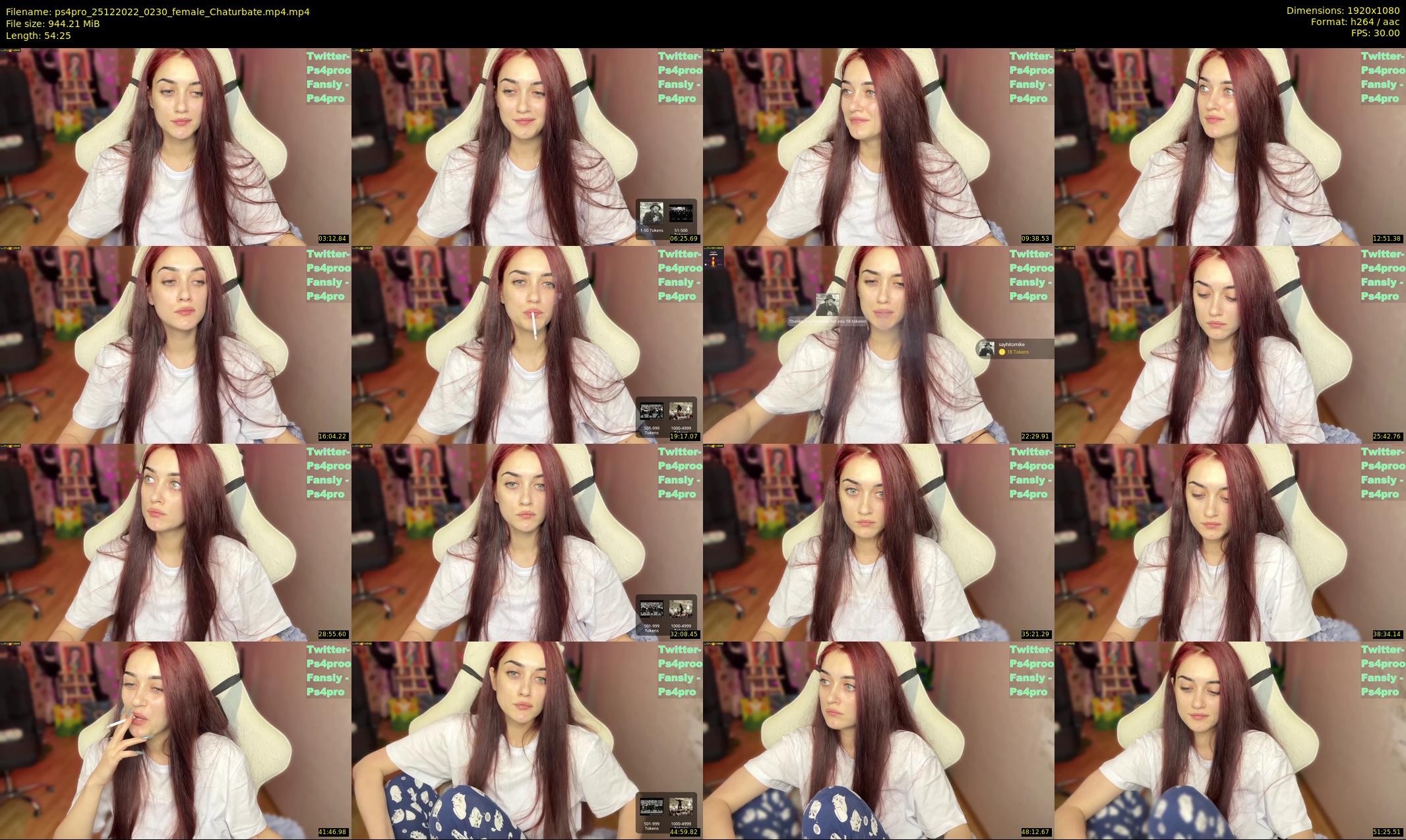 ps4pro — 55 minute Chaturbate female cam show recording, 1080p, Dec 25, 2022