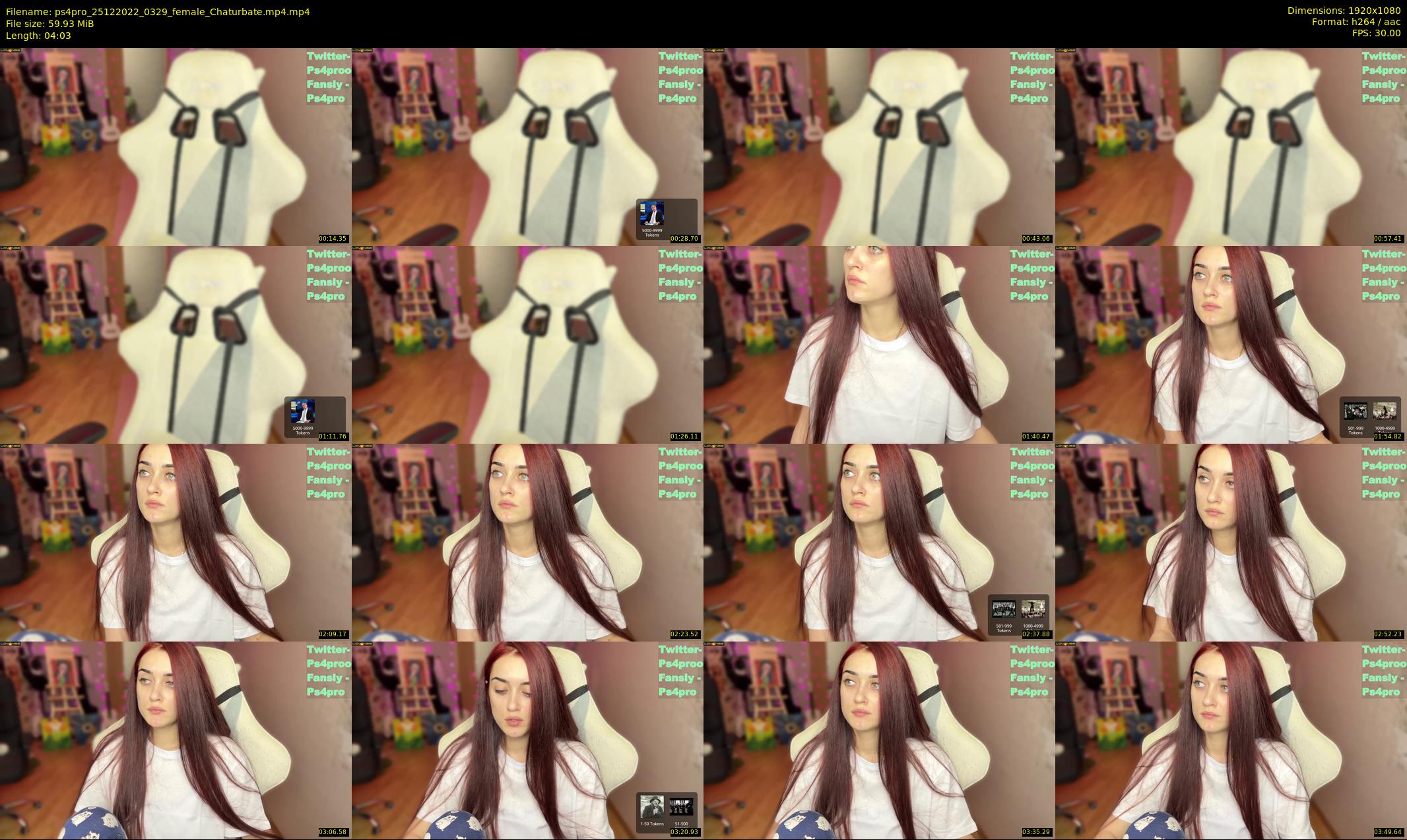 ps4pro — 5 minute Chaturbate female cam show recording, 1080p, Dec 25, 2022