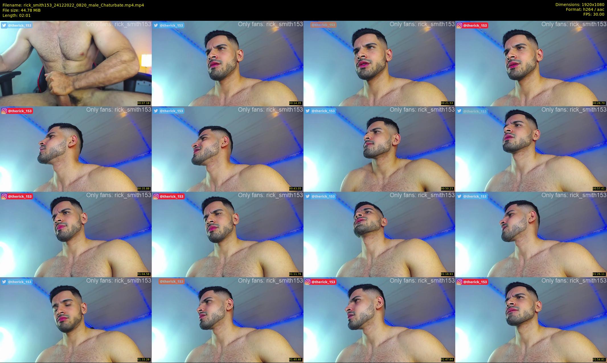 rick_smith153 — 3 minute Chaturbate male cam show recording, 1080p, Dec 24, 2022