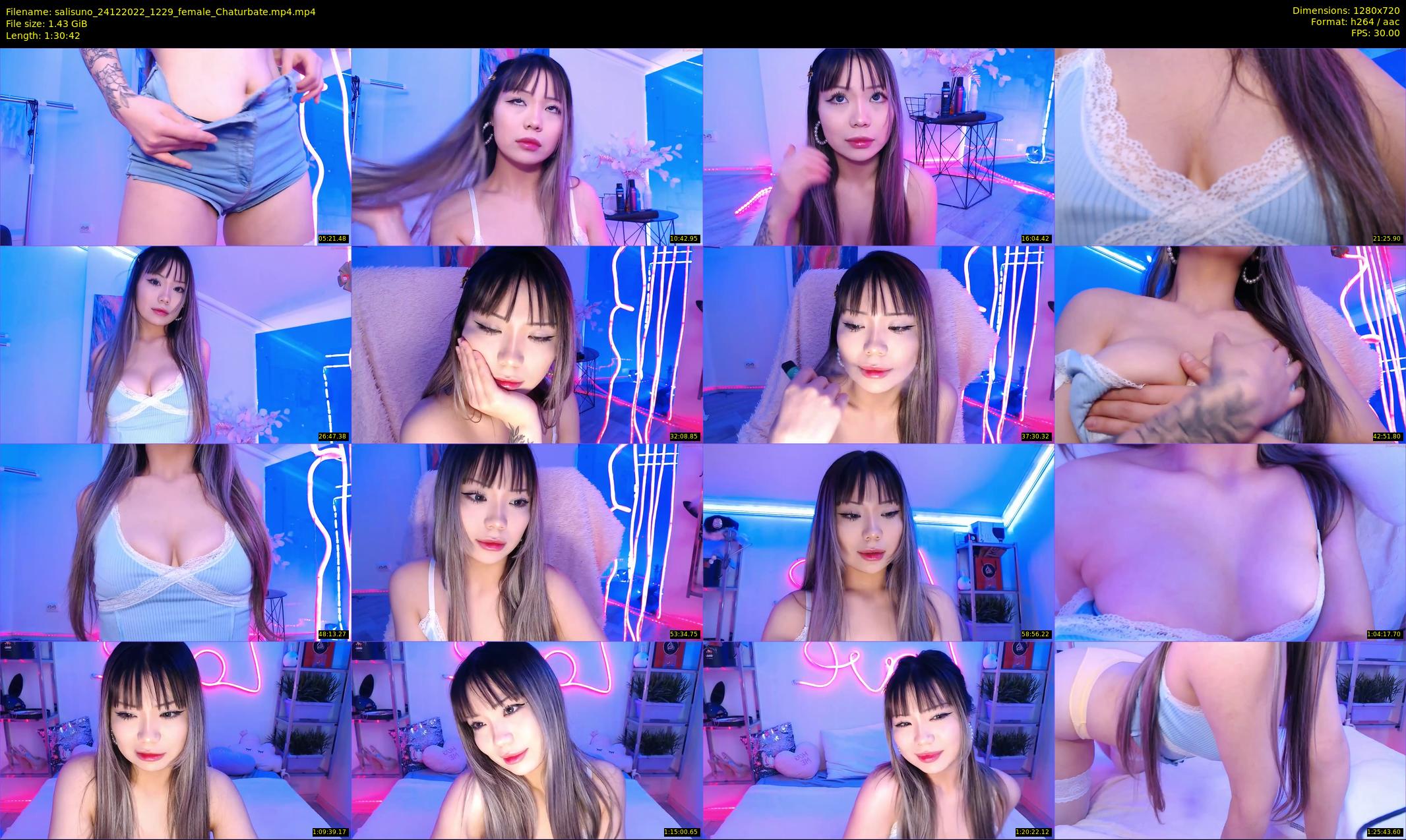 salisuno — 91 minute Chaturbate female cam show recording, 720p, Dec 24, 2022