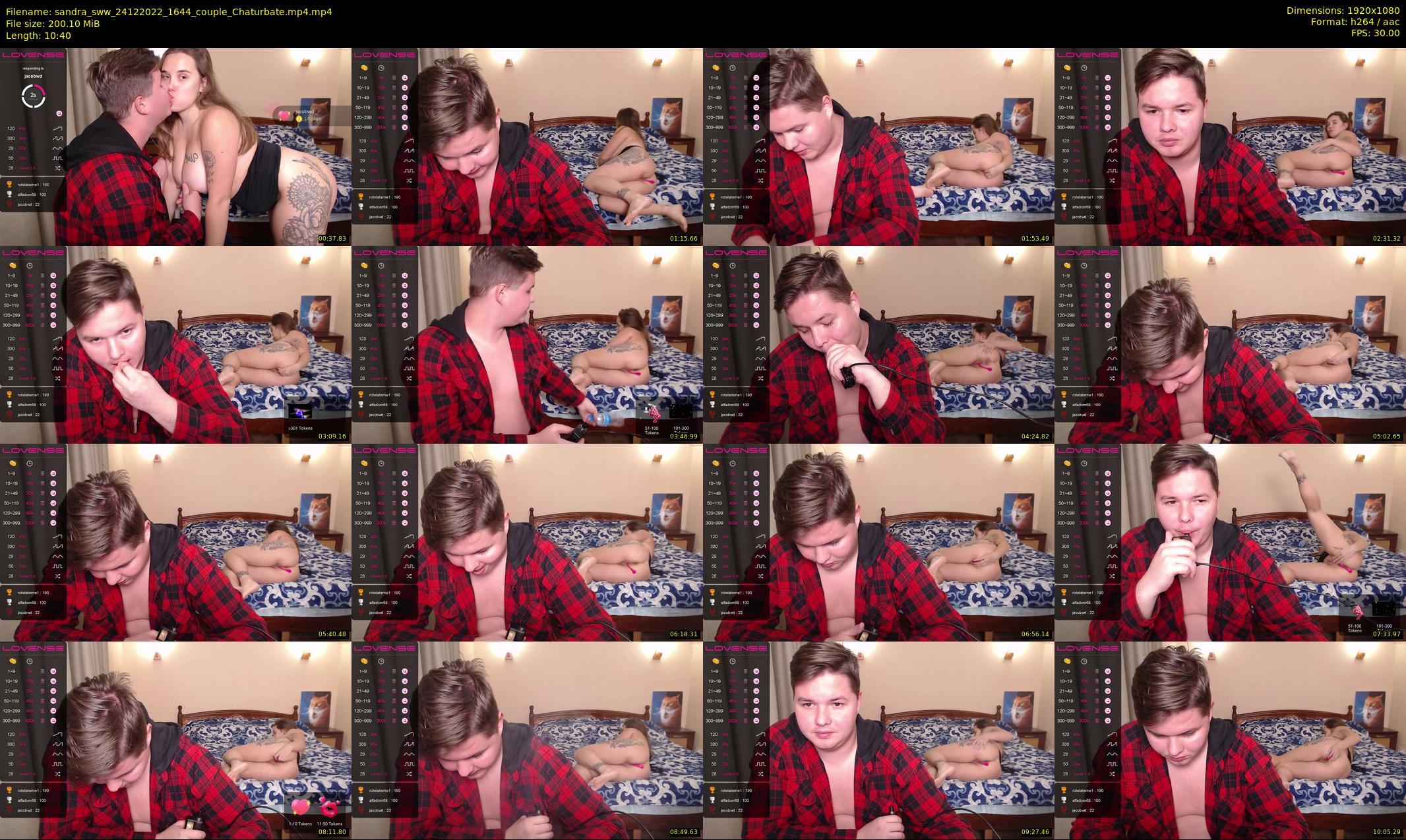 sandra_sww — 11 minute Chaturbate couple cam show recording, 1080p, Dec 24, 2022