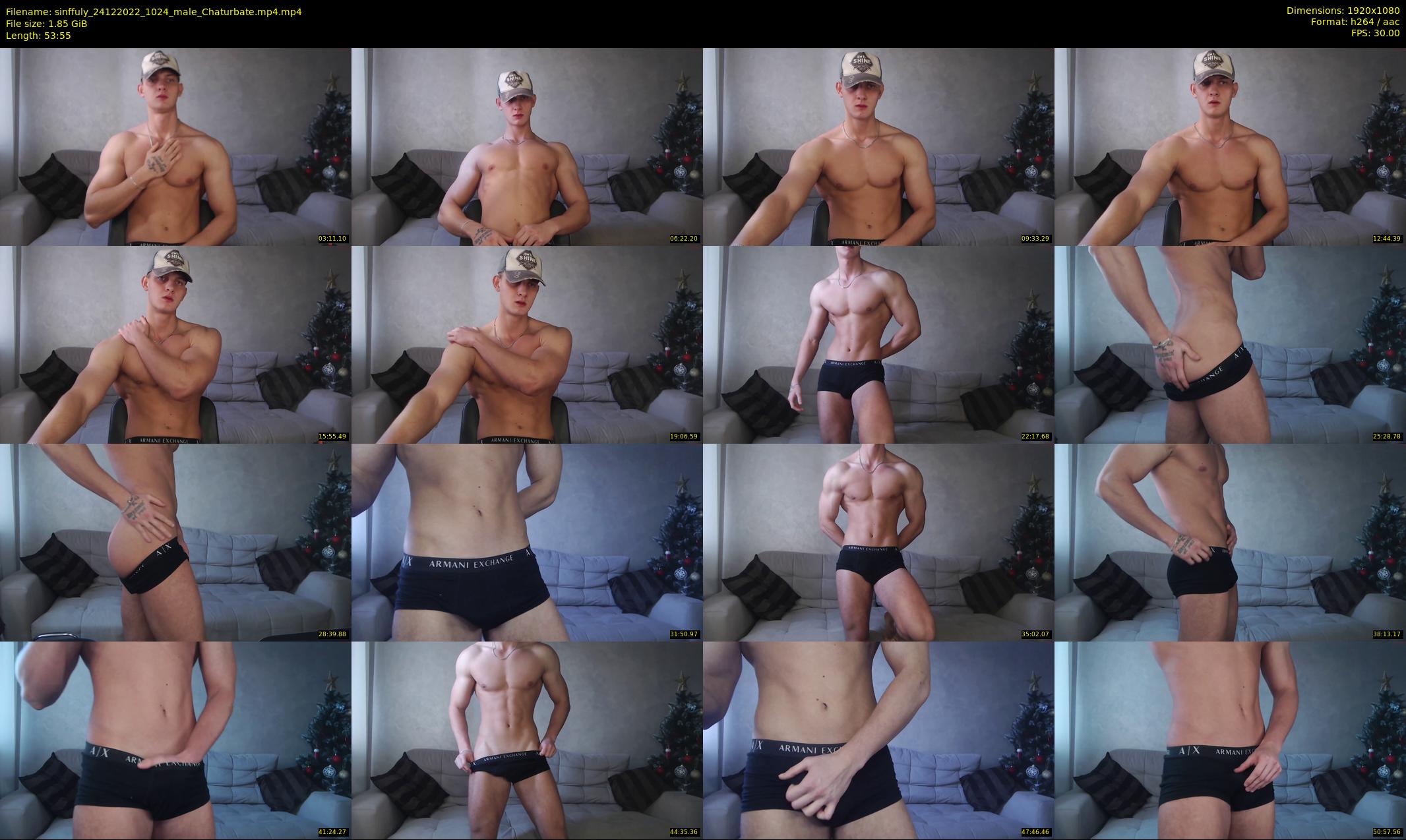 sinffuly — 54 minute Chaturbate male cam show recording, 1080p, Dec 24, 2022