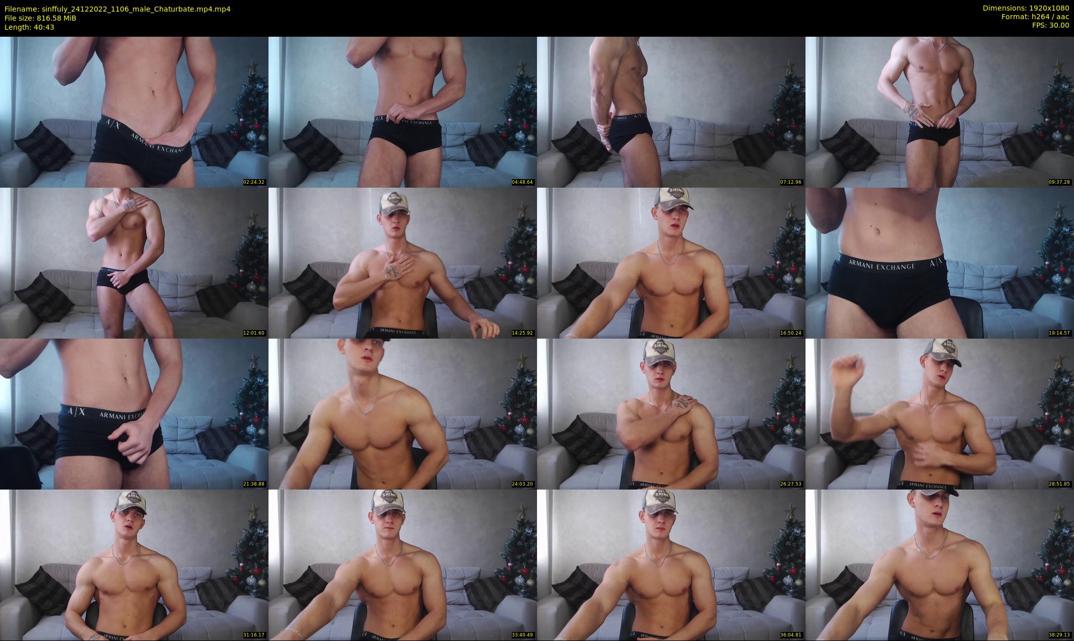 sinffuly — 41 minute Chaturbate male cam show recording, 1080p, Dec 24, 2022