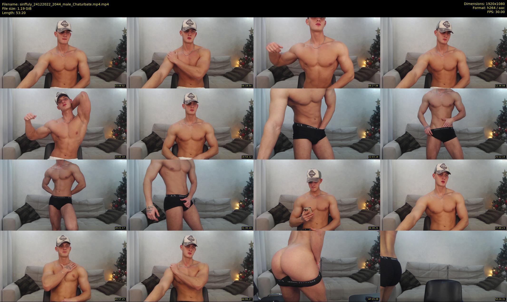 sinffuly — 54 minute Chaturbate male cam show recording, 1080p, Dec 24, 2022