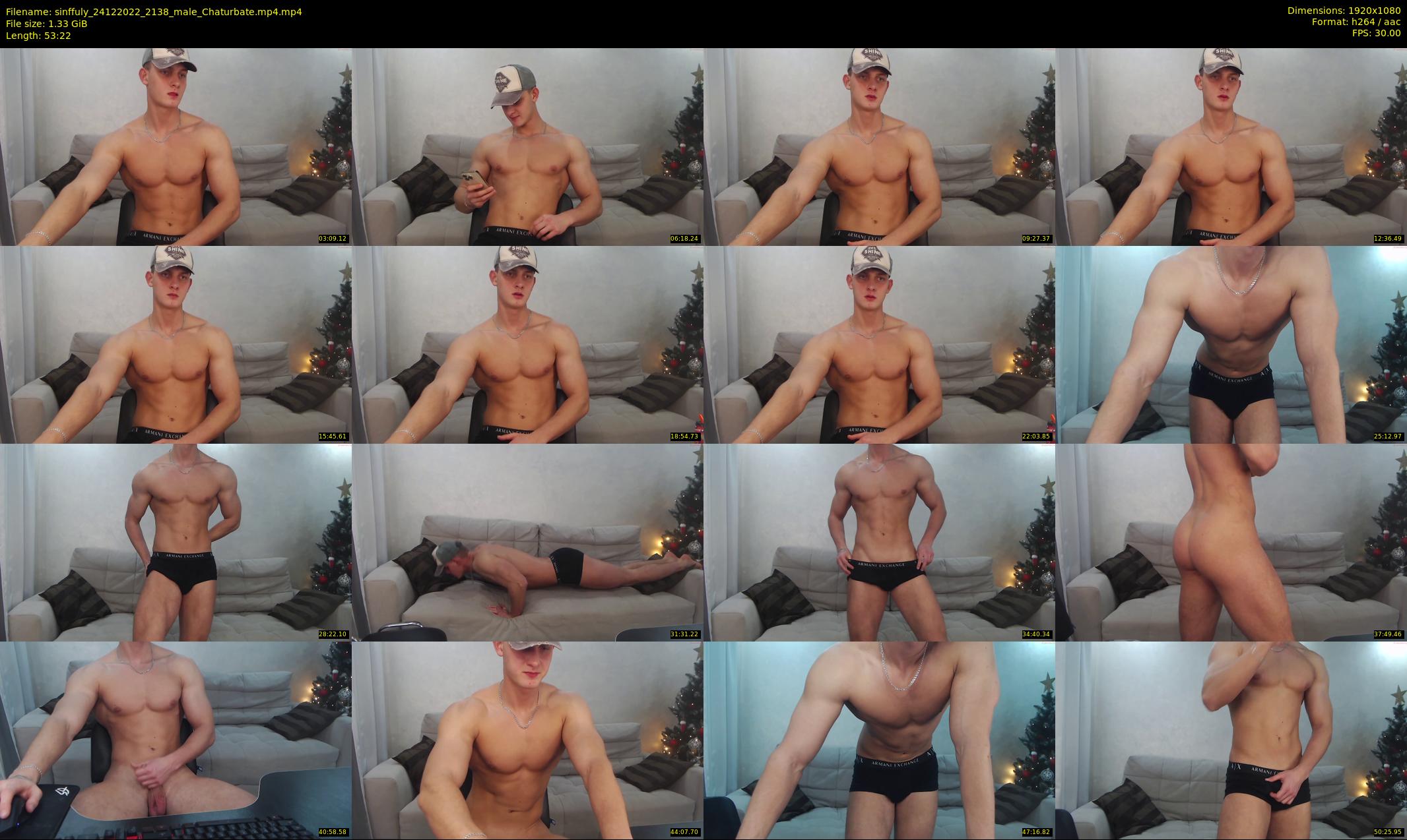 sinffuly — 54 minute Chaturbate male cam show recording, 1080p, Dec 24, 2022