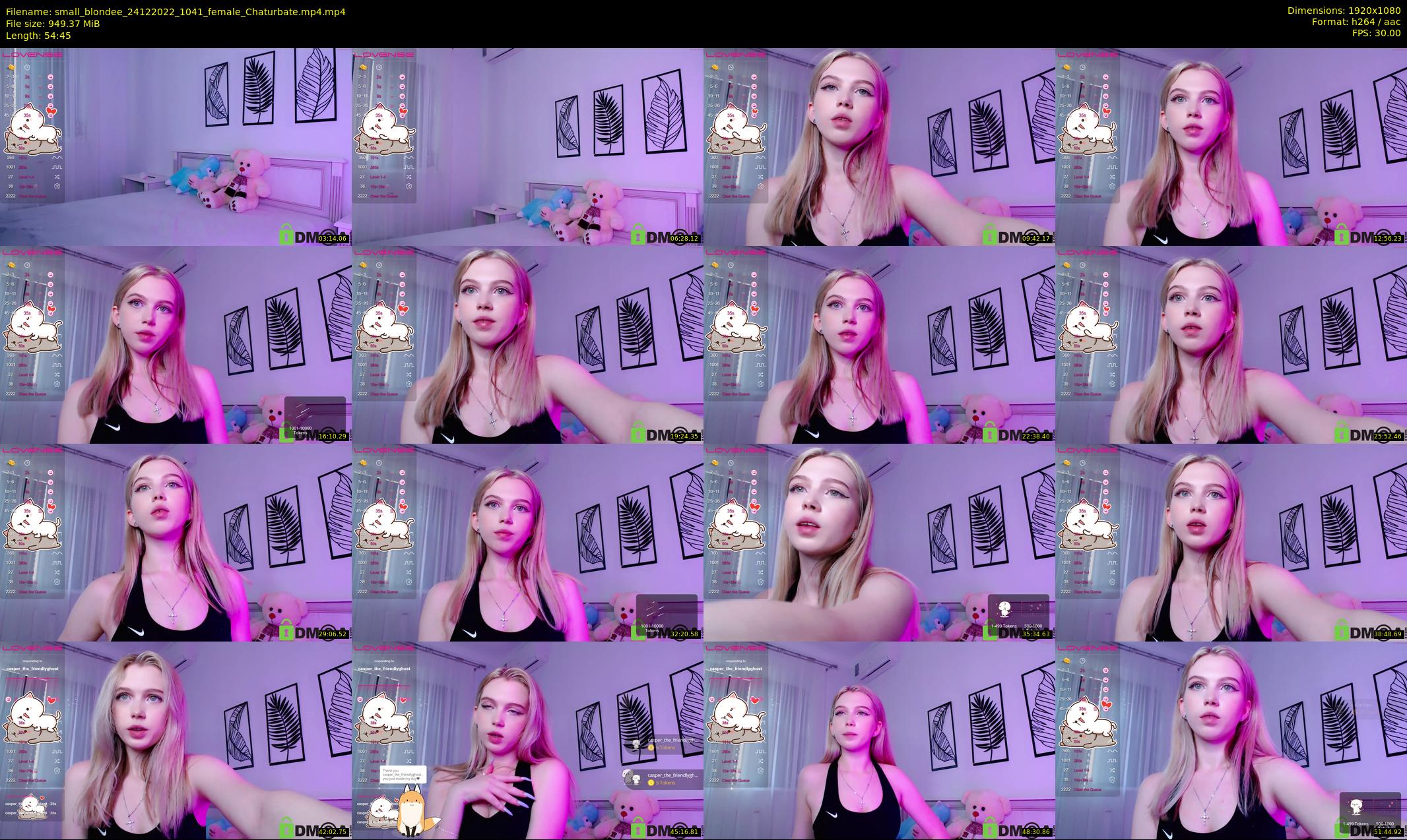 small_blondee — 55 minute Chaturbate female cam show recording, 1080p, Dec 24, 2022