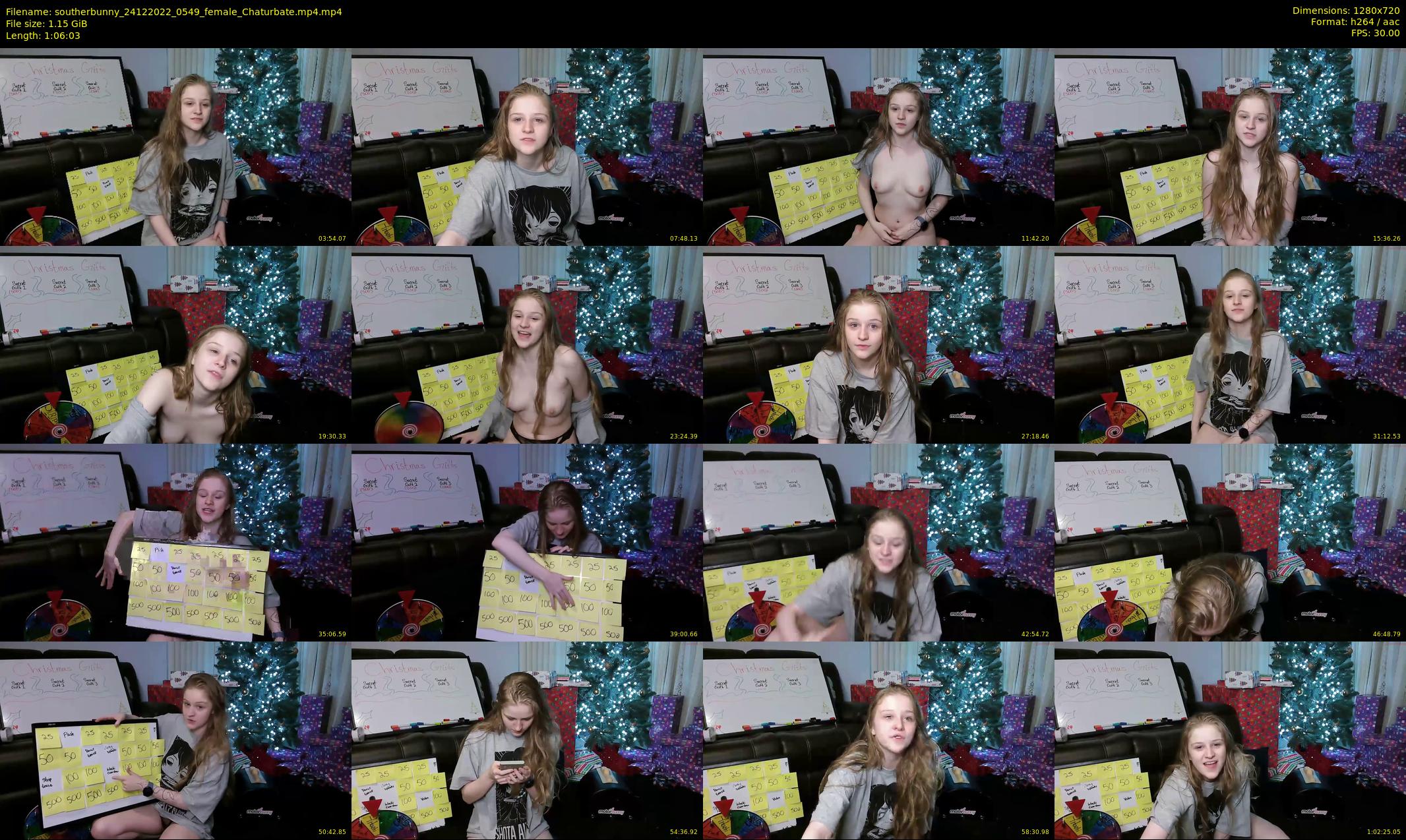 southerbunny — 67 minute Chaturbate female cam show recording, 720p, Dec 24, 2022