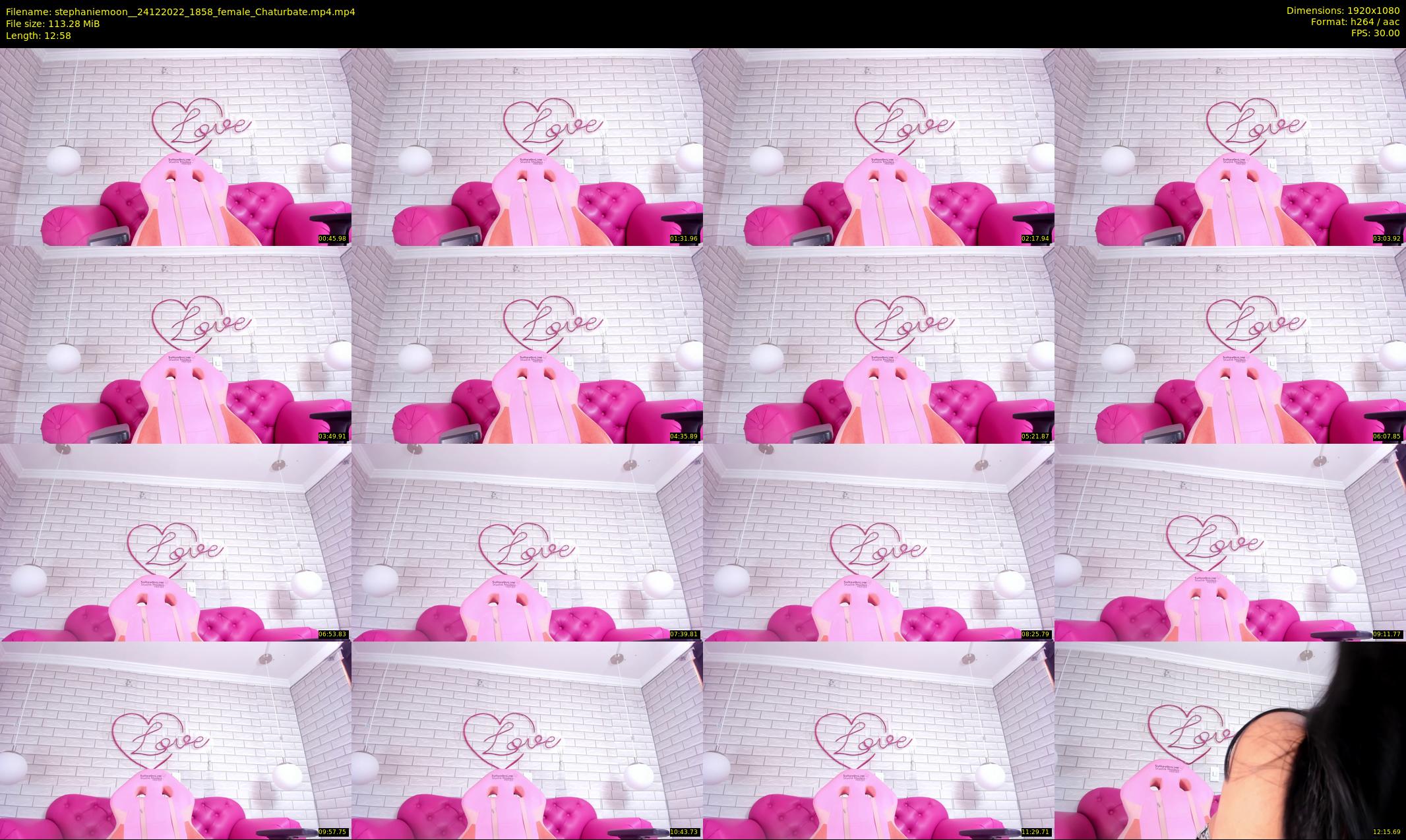 stephaniemoon_ — 13 minute Chaturbate female cam show recording, 1080p, Dec 24, 2022