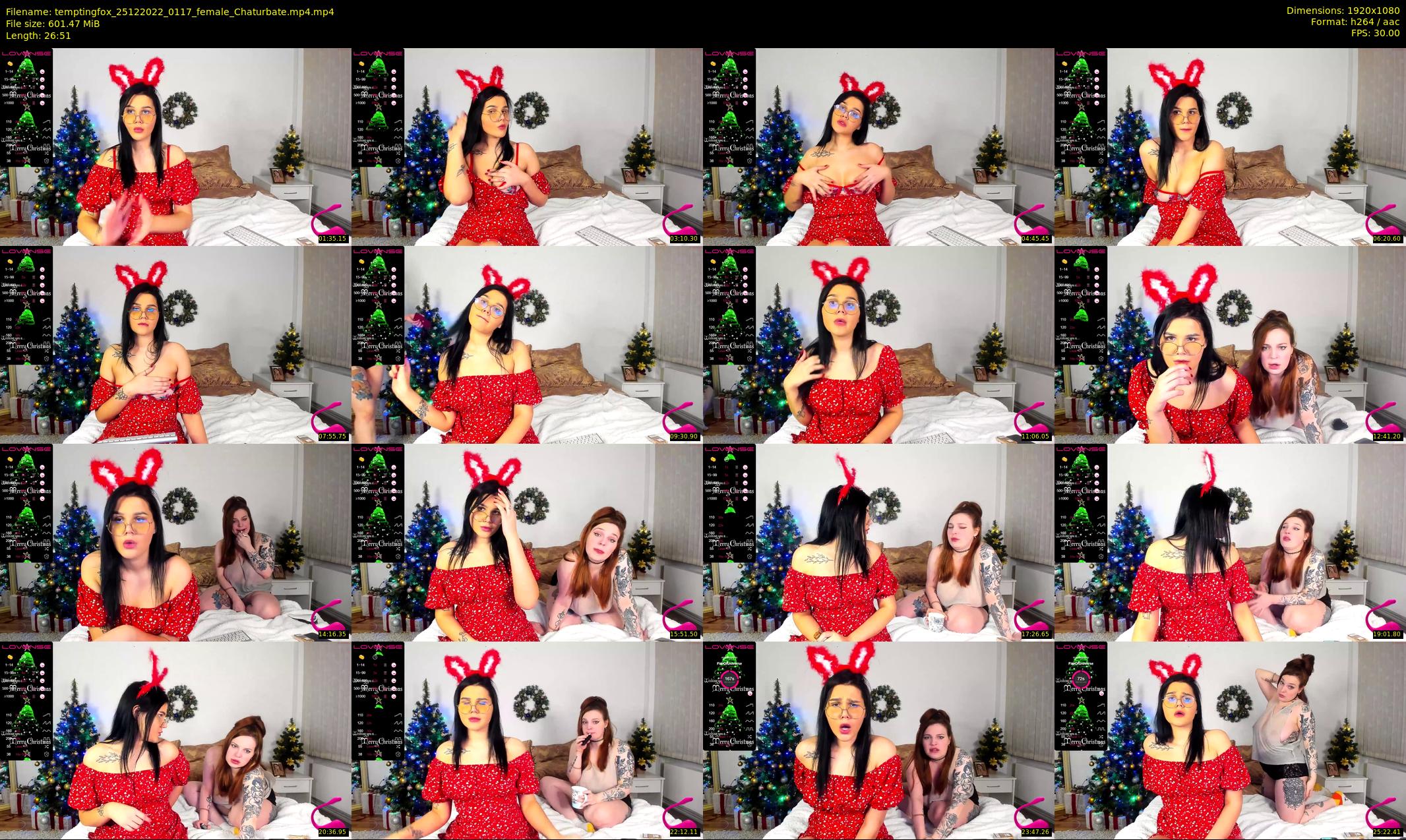 temptingfox — 27 minute Chaturbate female cam show recording, 1080p, Dec 25, 2022