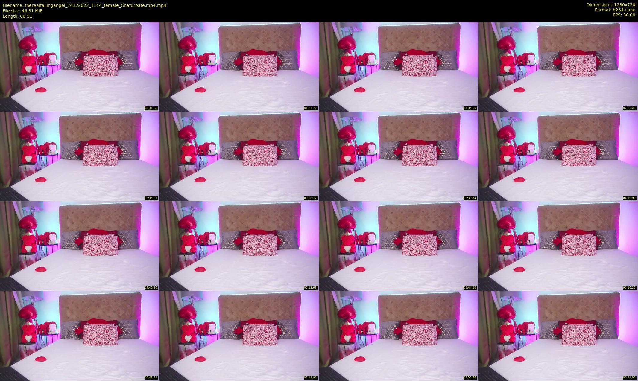 therealfallingangel — 9 minute Chaturbate female cam show recording, 720p, Dec 24, 2022