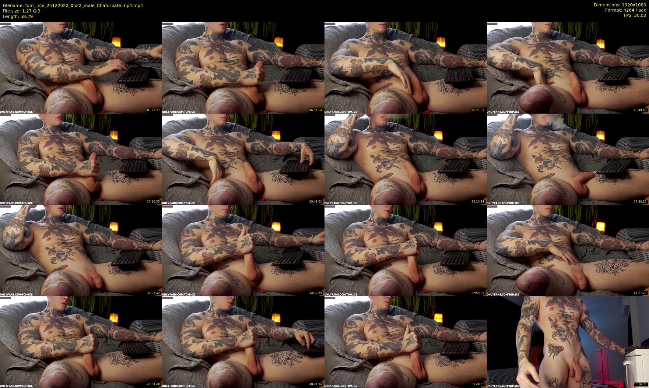 tom__ice — 59 minute Chaturbate male cam show recording, 1080p, Dec 25, 2022
