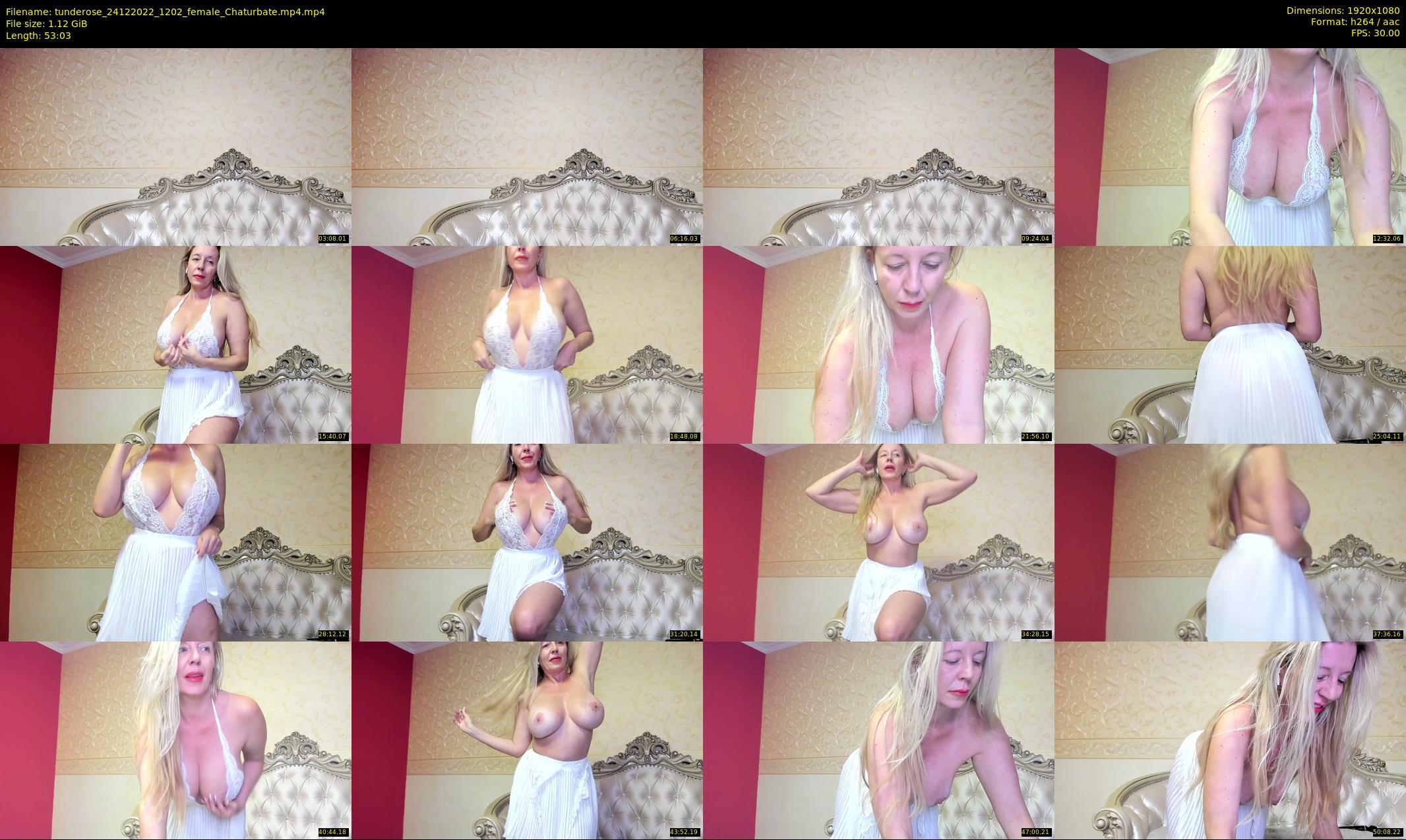 tunderose — 54 minute Chaturbate female cam show recording, 1080p, Dec 24, 2022