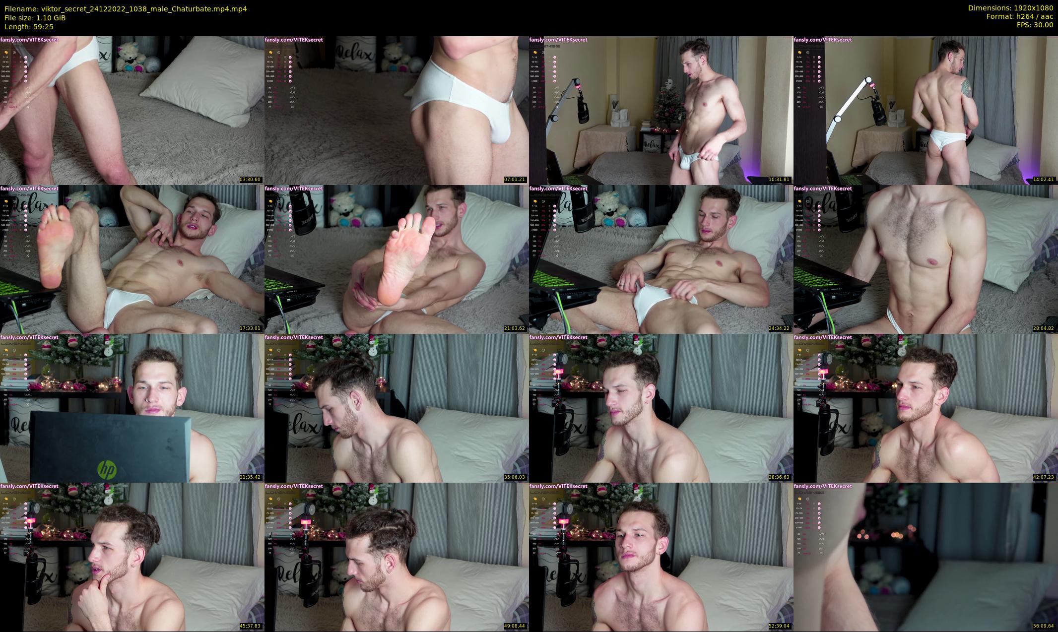 viktor_secret — 60 minute Chaturbate male cam show recording, 1080p, Dec 24, 2022