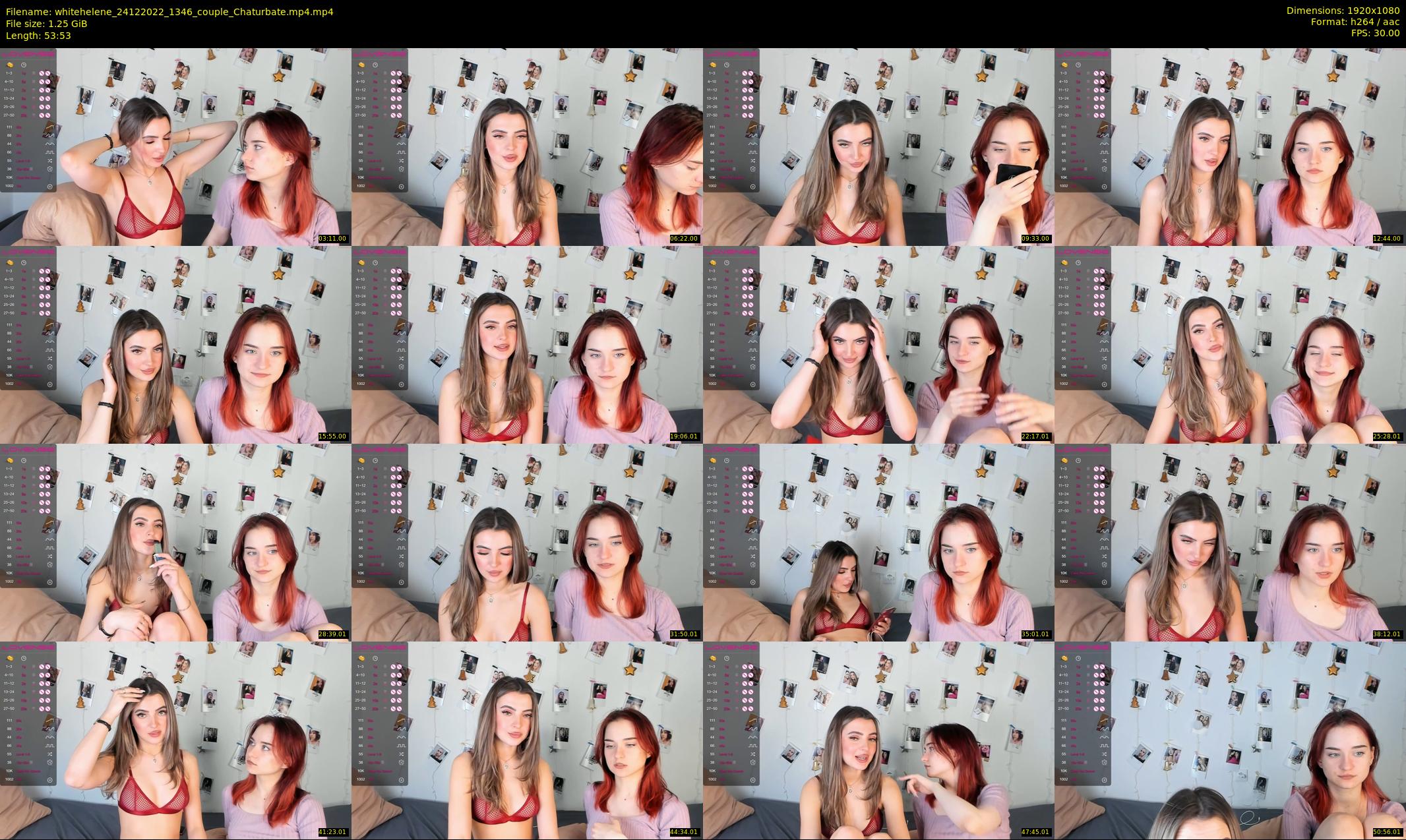 whitehelene — 54 minute Chaturbate female cam show recording, 1080p, Dec 24, 2022