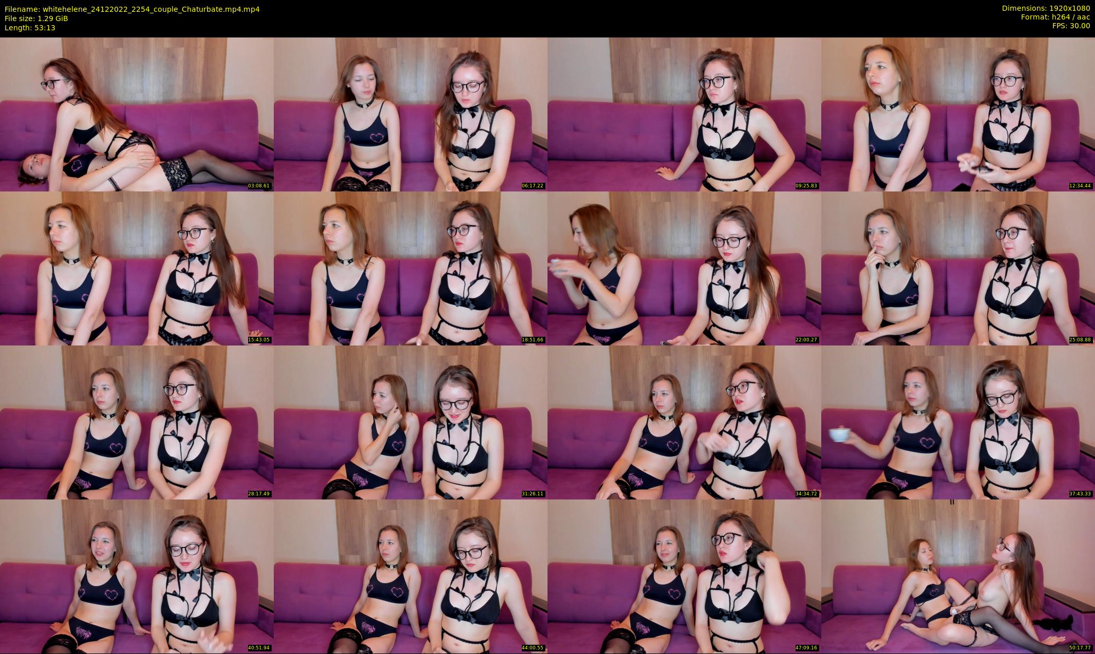 whitehelene — 54 minute Chaturbate female cam show recording, 1080p, Dec 24, 2022