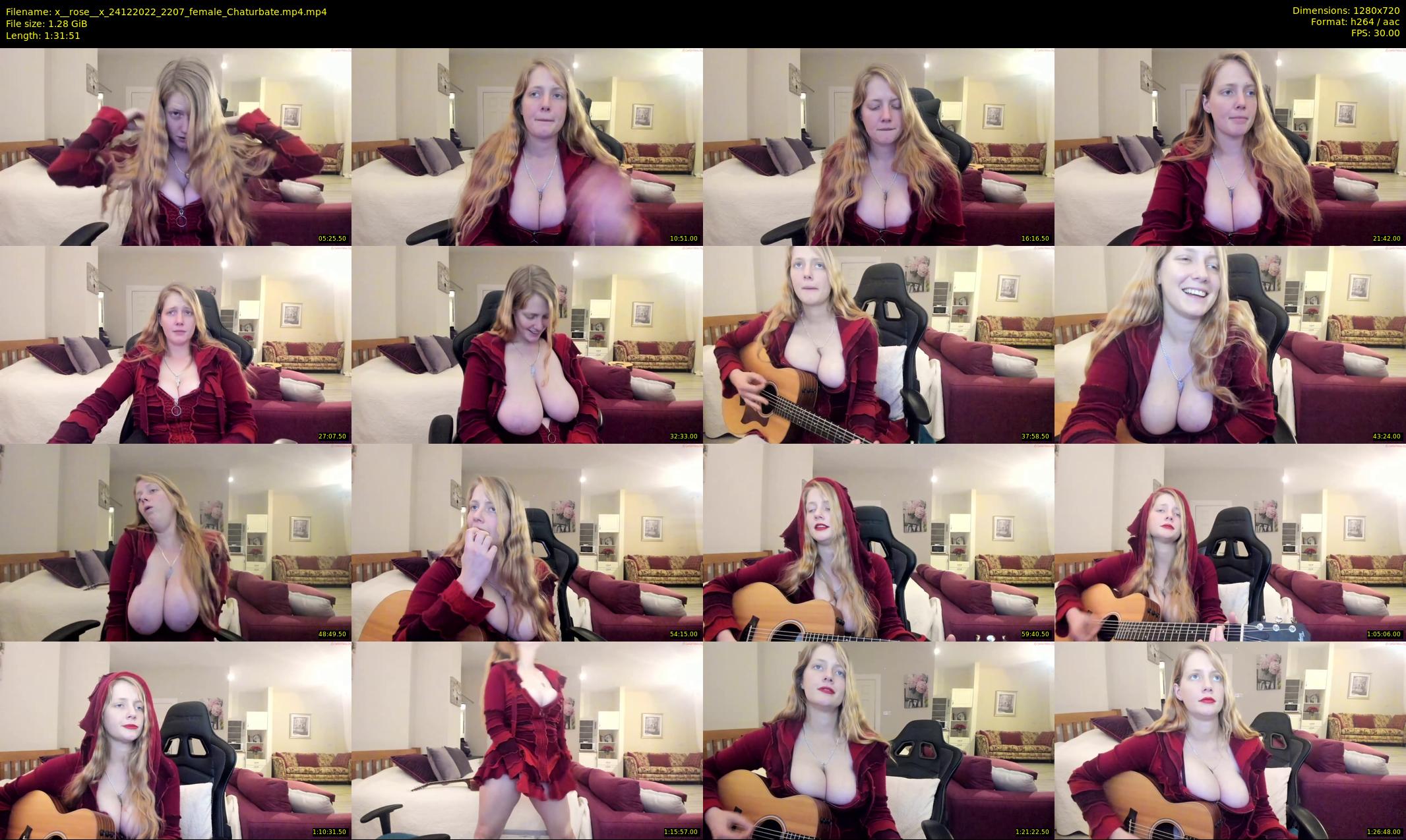 x__rose__x — 92 minute Chaturbate female cam show recording, 720p, Dec 24, 2022