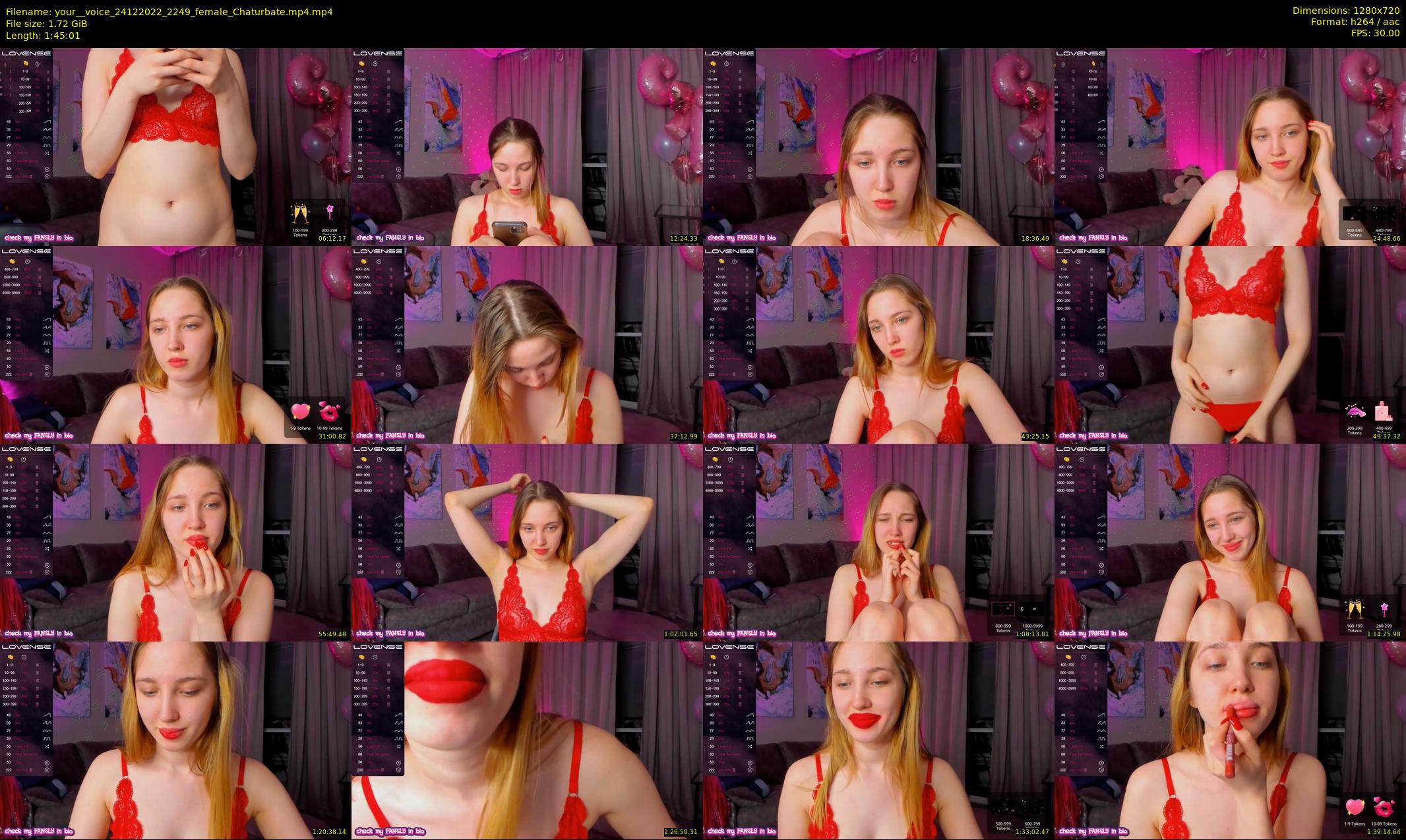 your__voice — 106 minute Chaturbate female cam show recording, 720p, Dec 24, 2022