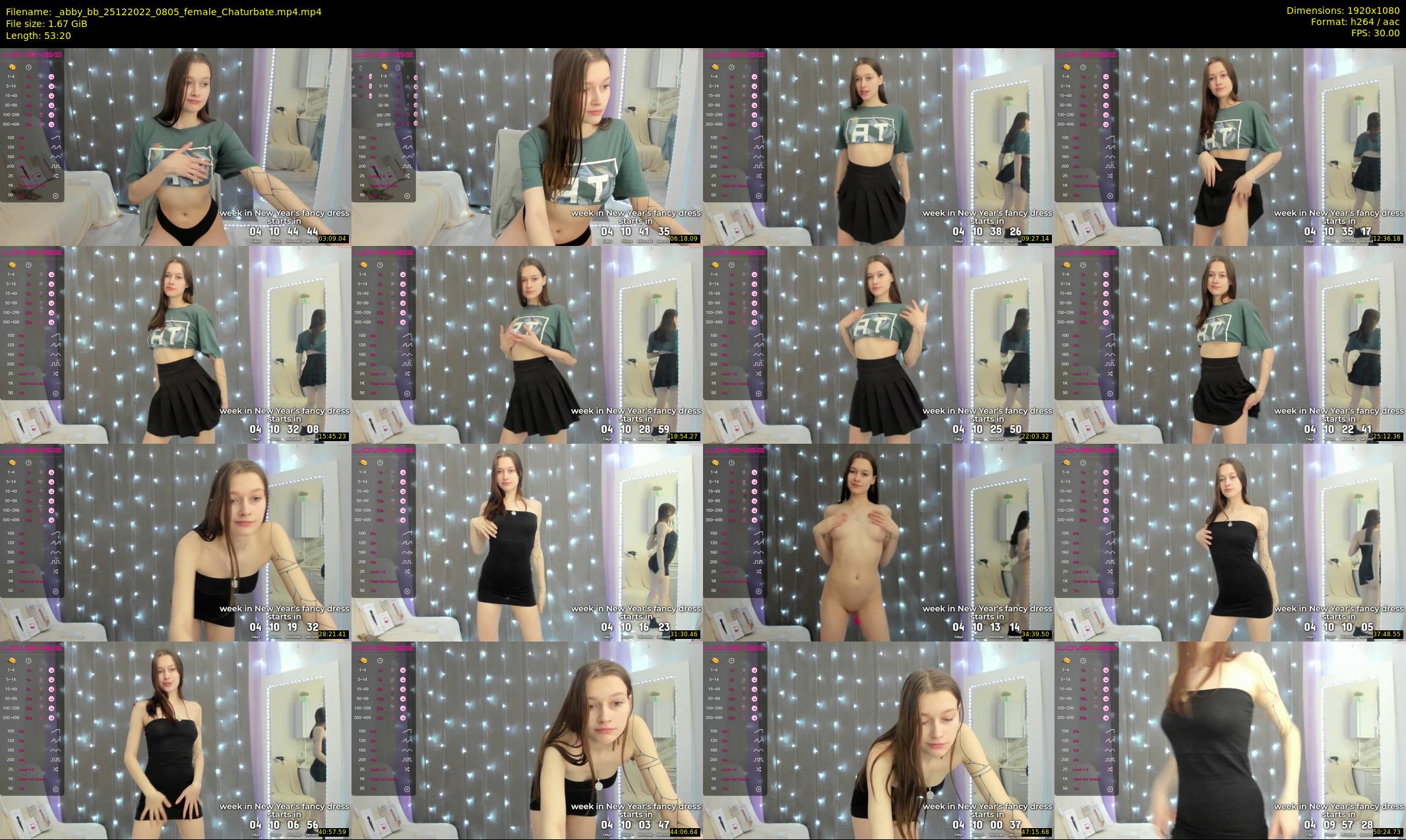 _abby_bb — 54 minute Chaturbate female cam show recording, 1080p, Dec 25, 2022