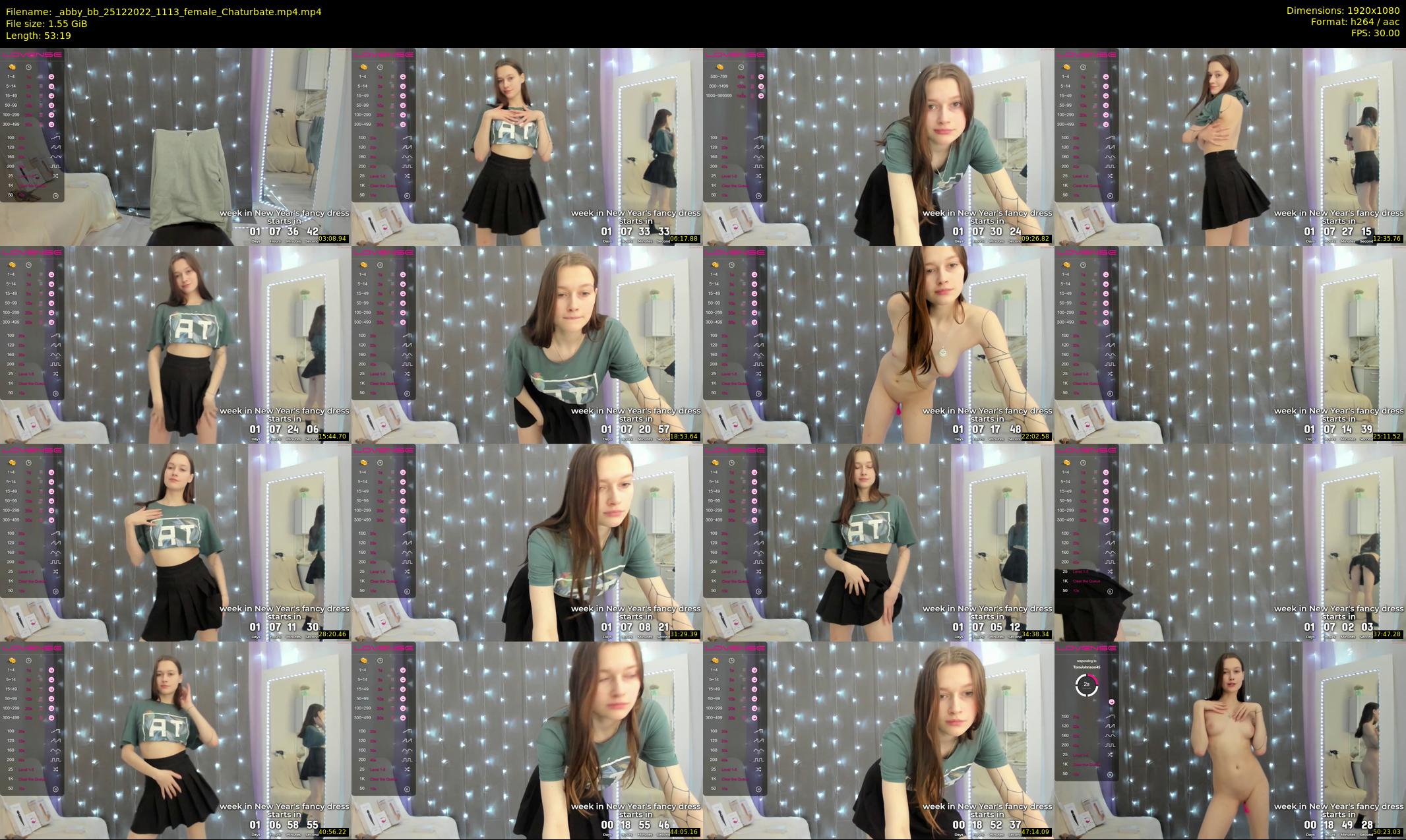 _abby_bb — 54 minute Chaturbate female cam show recording, 1080p, Dec 25, 2022