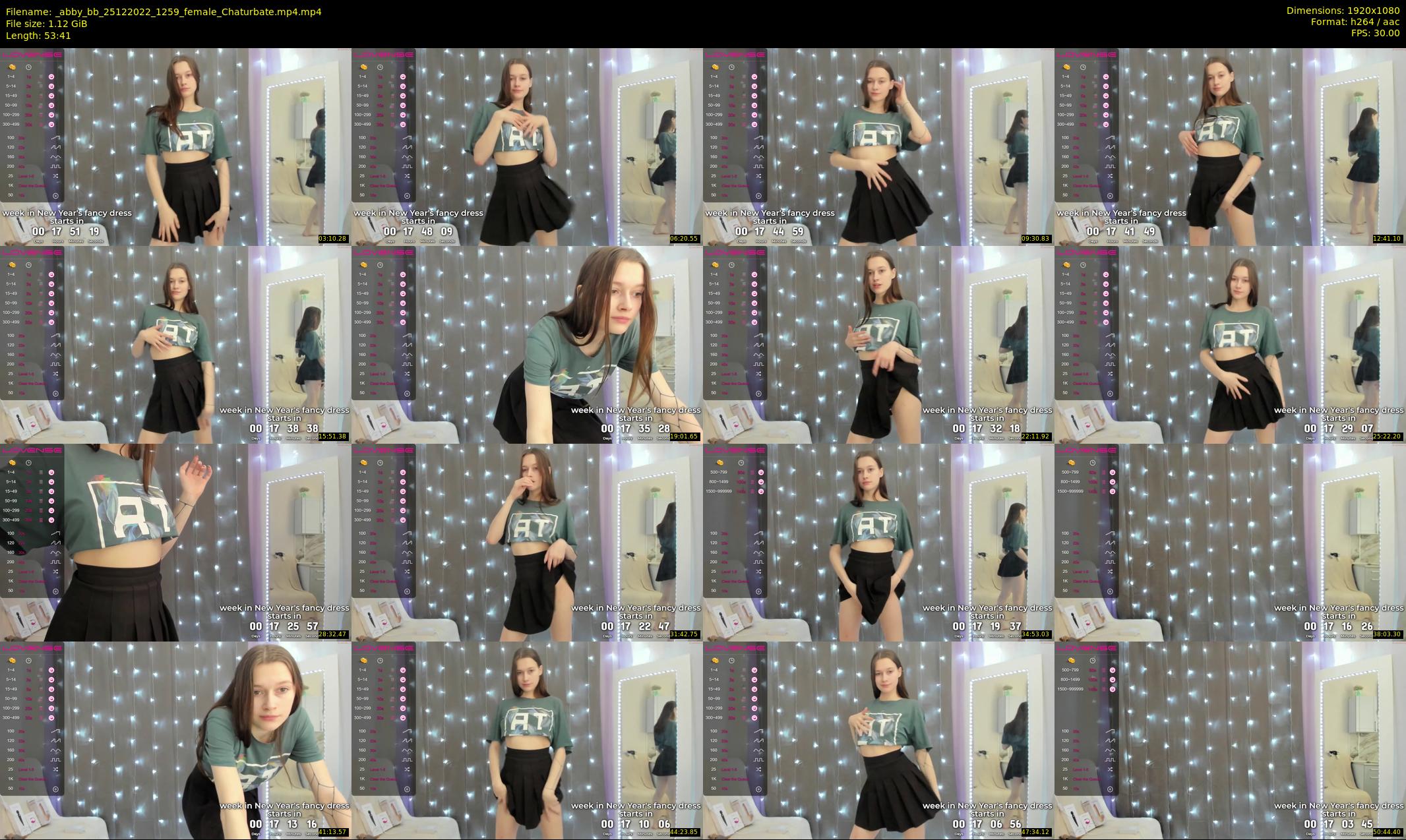 _abby_bb — 54 minute Chaturbate female cam show recording, 1080p, Dec 25, 2022