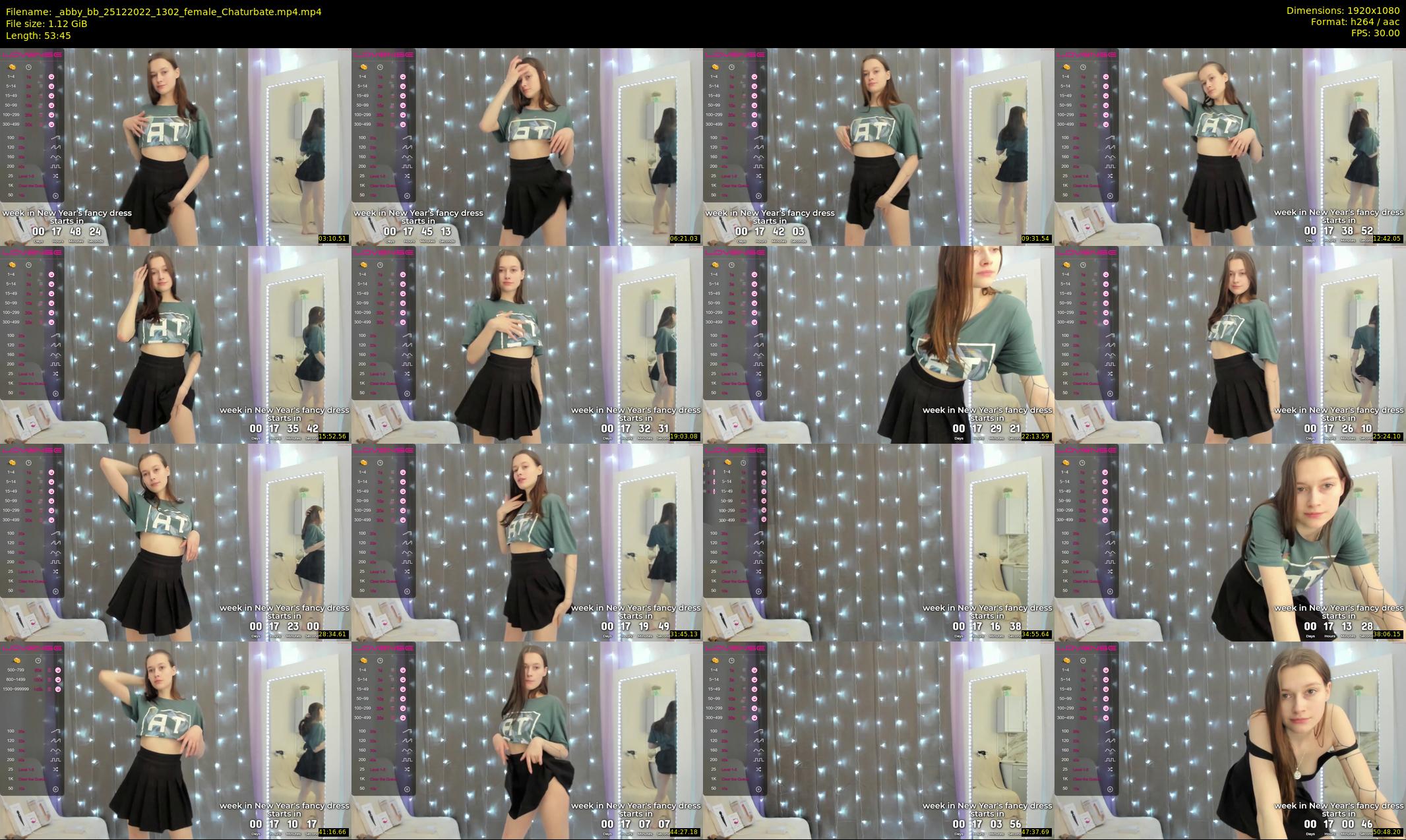 _abby_bb — 54 minute Chaturbate female cam show recording, 1080p, Dec 25, 2022