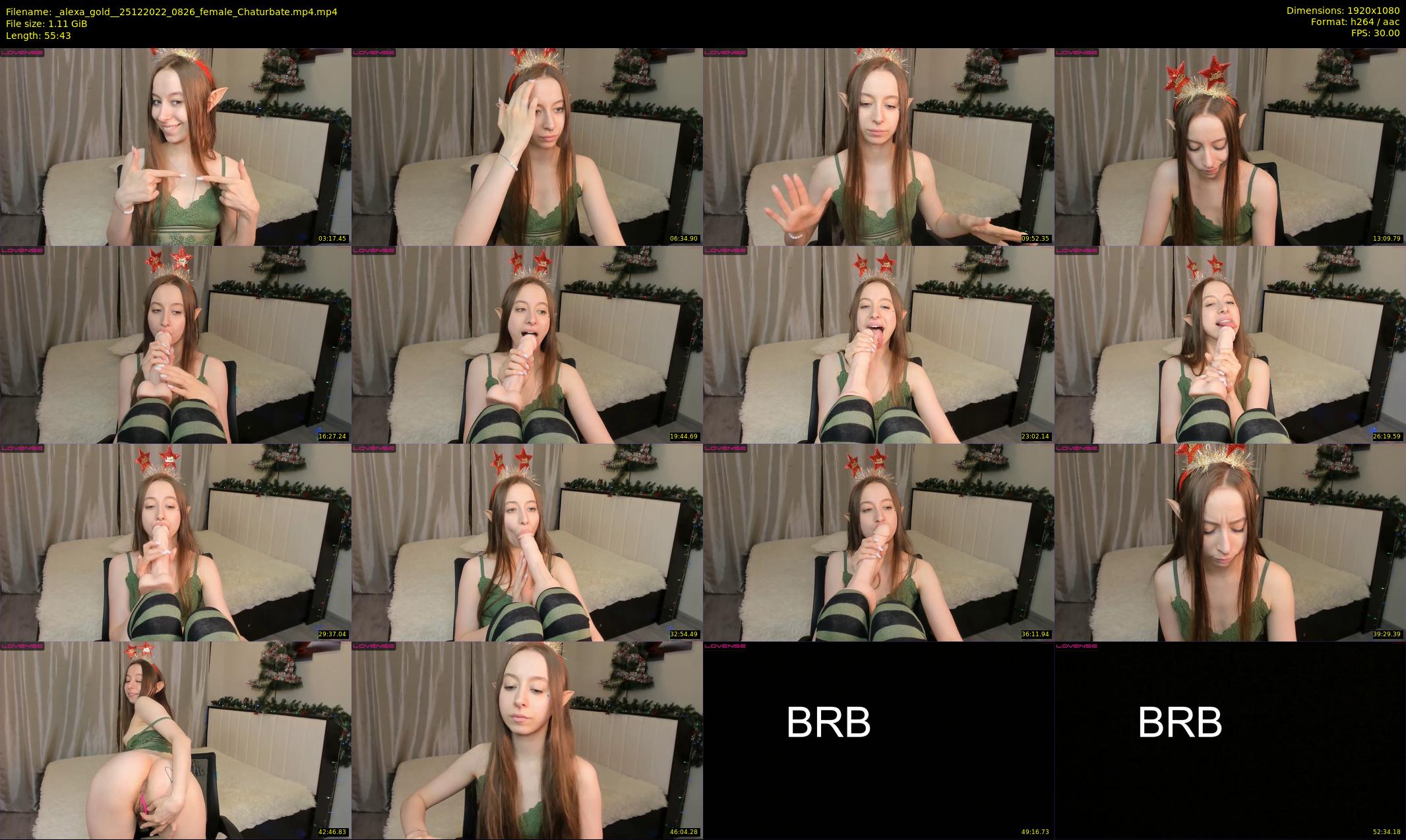 _alexa_gold_ — 56 minute Chaturbate female cam show recording, 1080p, Dec 25, 2022
