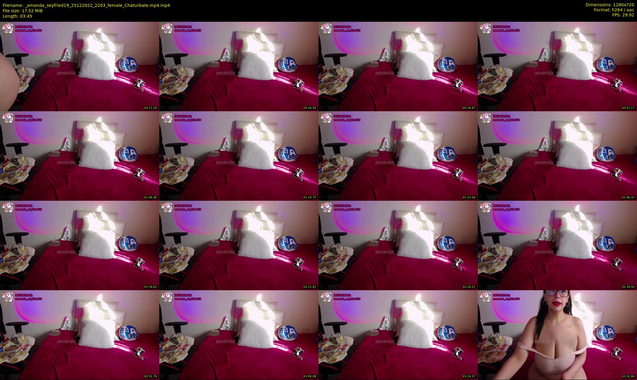 _amanda_seyfried19 — 4 minute Chaturbate female cam show recording, 720p, Dec 25, 2022