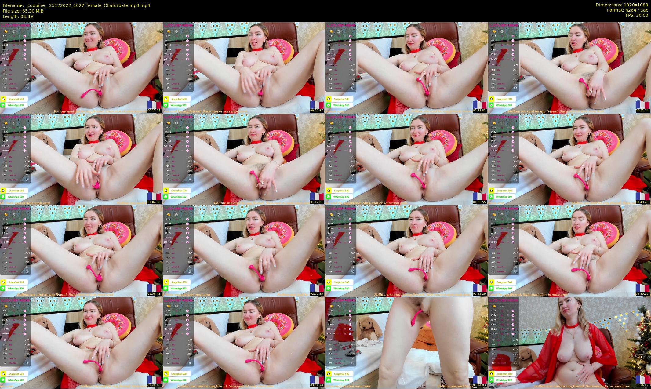 _coquine_ — 4 minute Chaturbate female cam show recording, 1080p, Dec 25, 2022