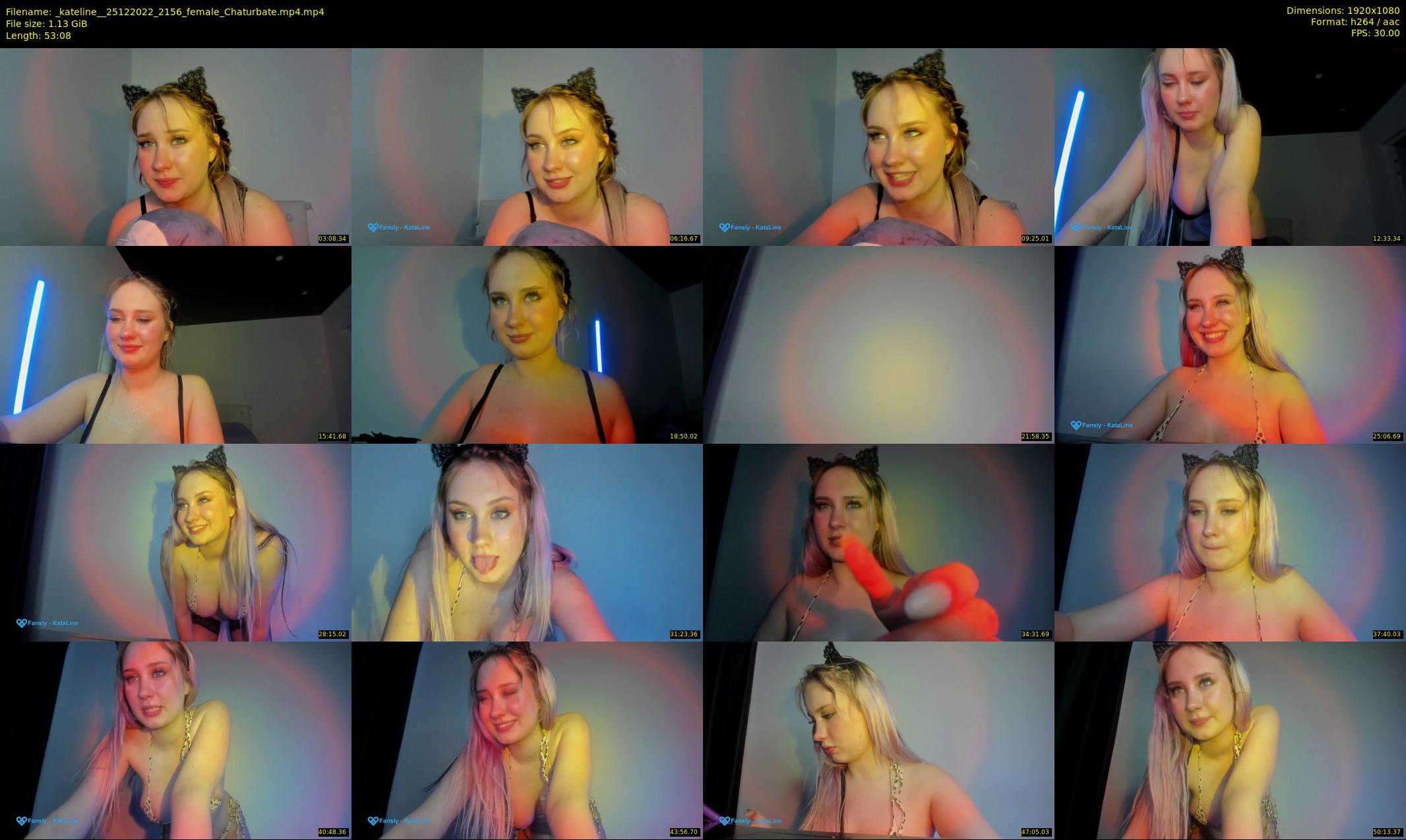 _kateline_ — 54 minute Chaturbate female cam show recording, 1080p, Dec 25, 2022