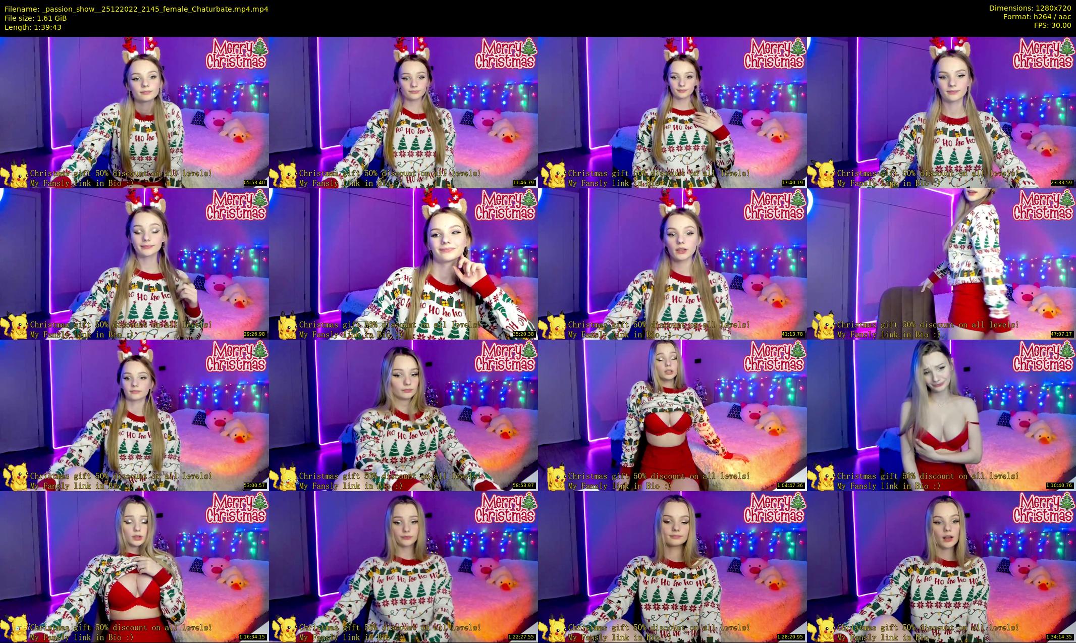 _passion_show_ — 100 minute Chaturbate couple cam show recording, 720p, Dec 25, 2022