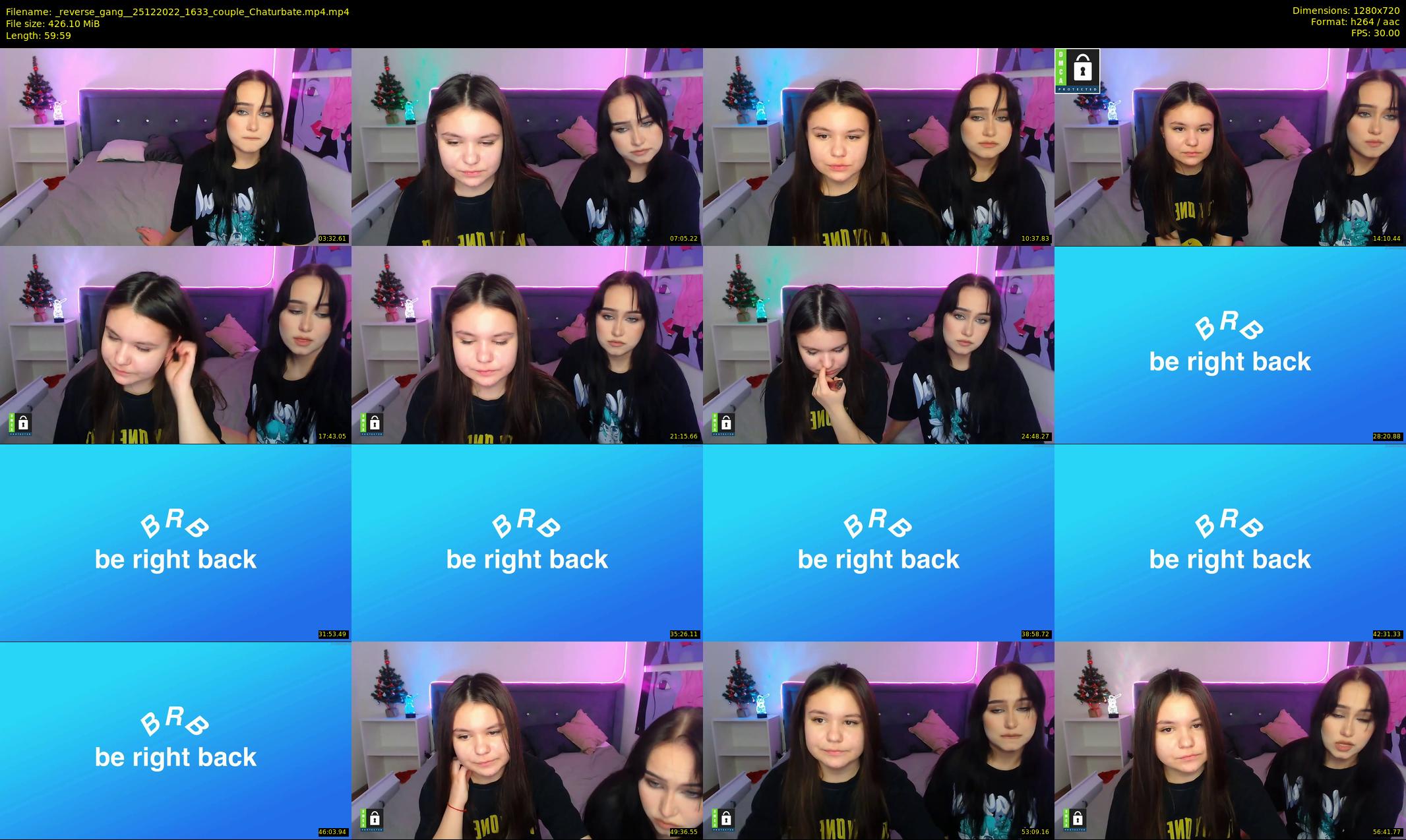 _reverse_gang_ — 60 minute Chaturbate couple cam show recording, 720p, Dec 25, 2022